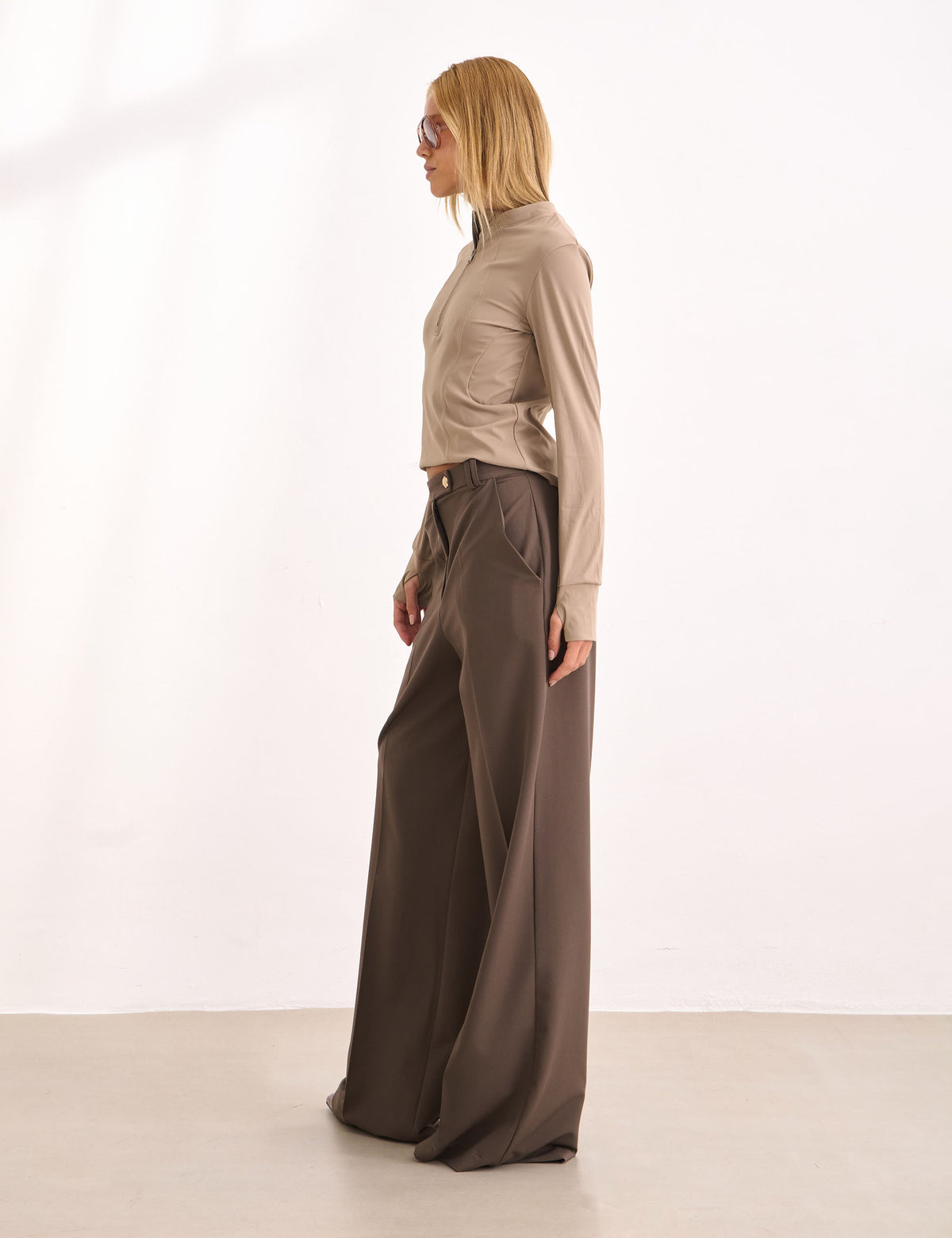 Calça Liege Alfaiataria Marrom