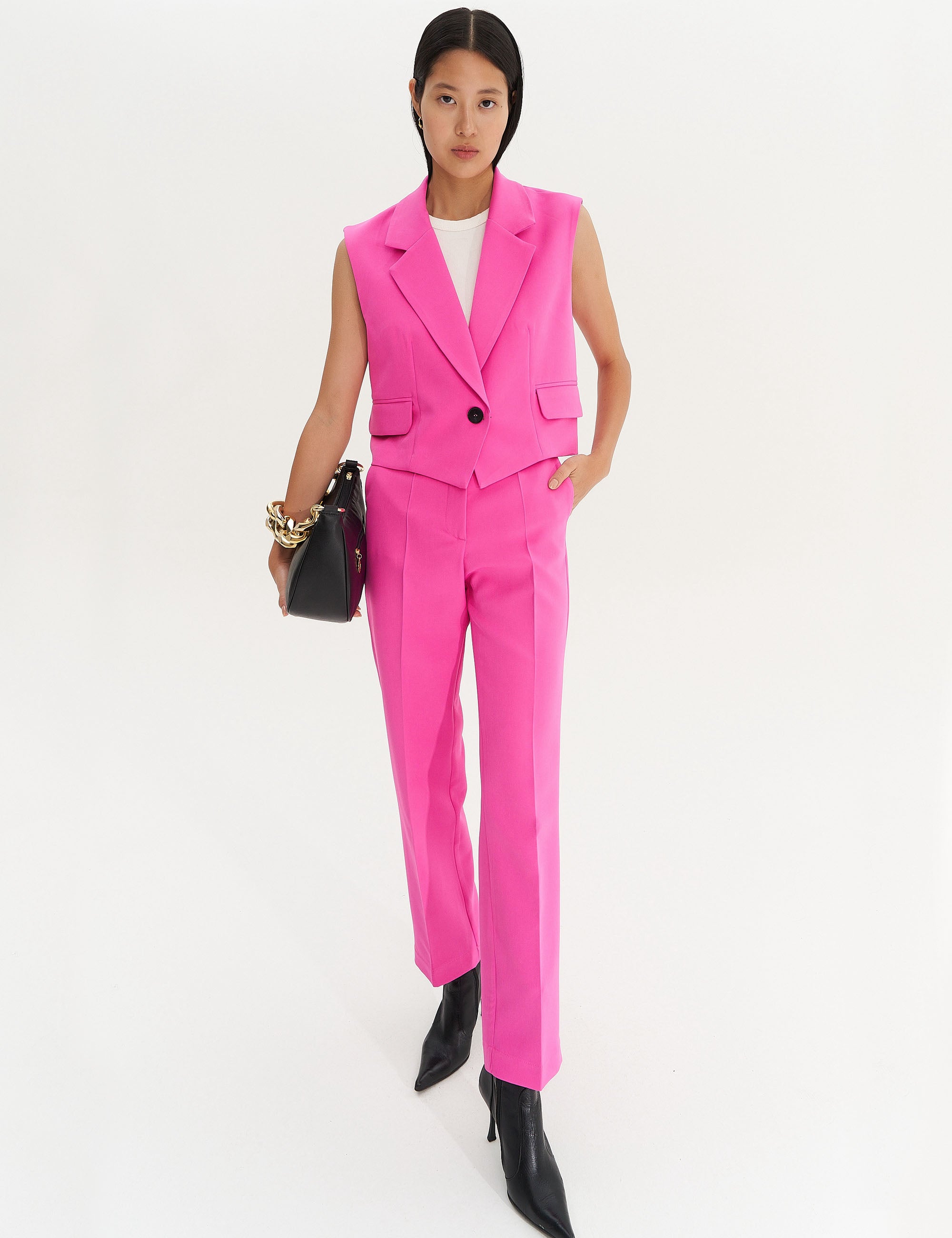 Calça Lucy Alfaiataria Pink