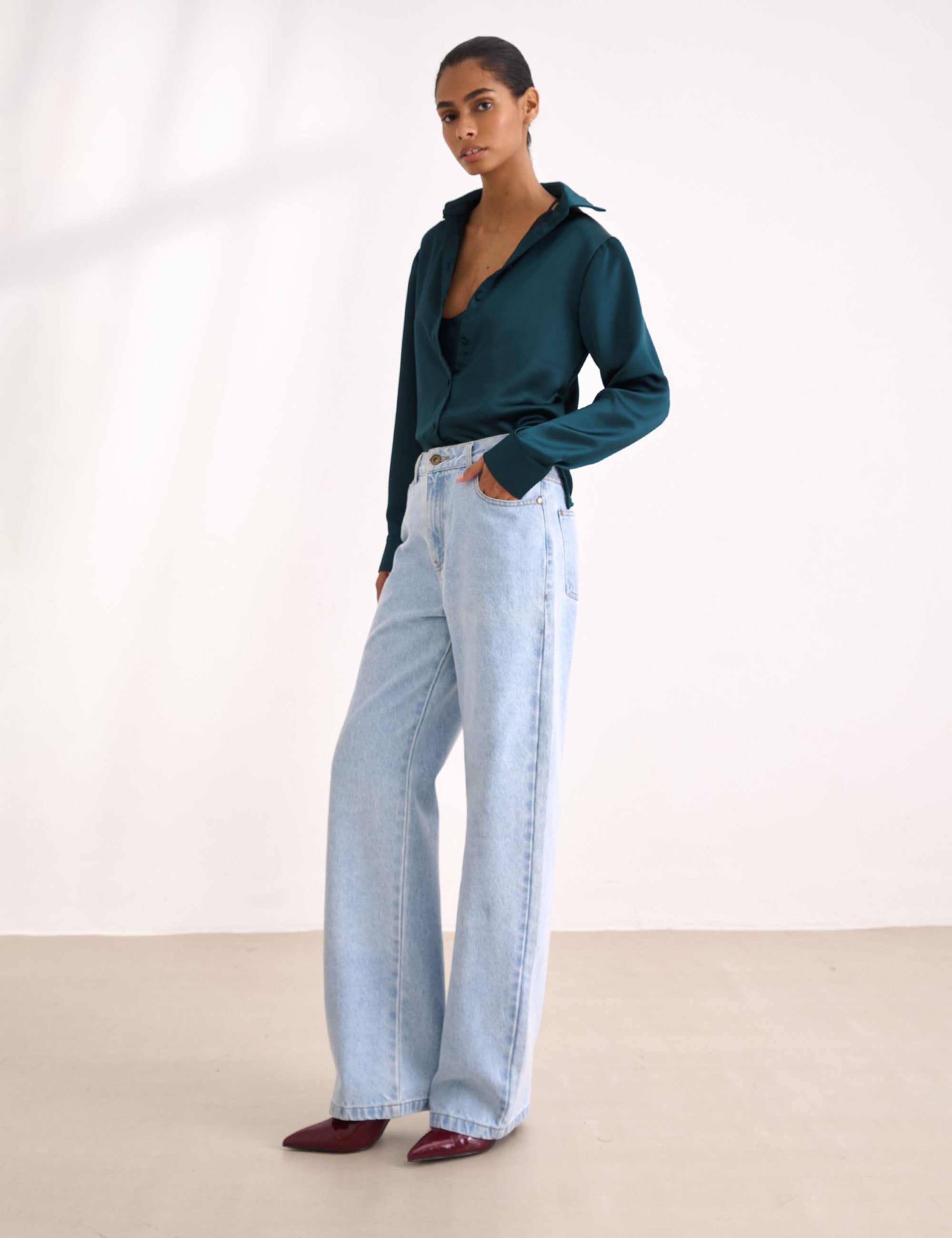 Calça Luna Denim Claro