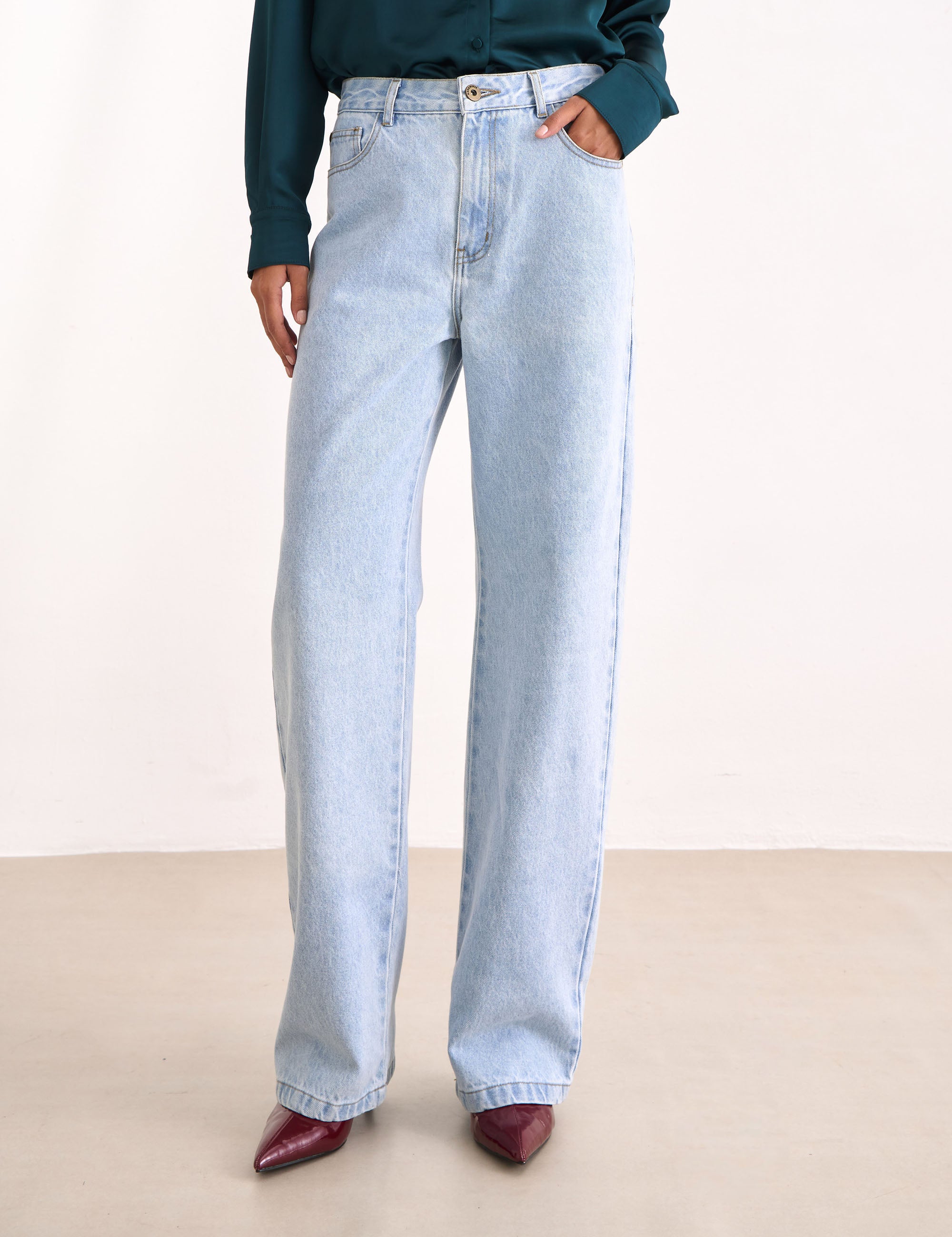 Calça Luna Denim Claro