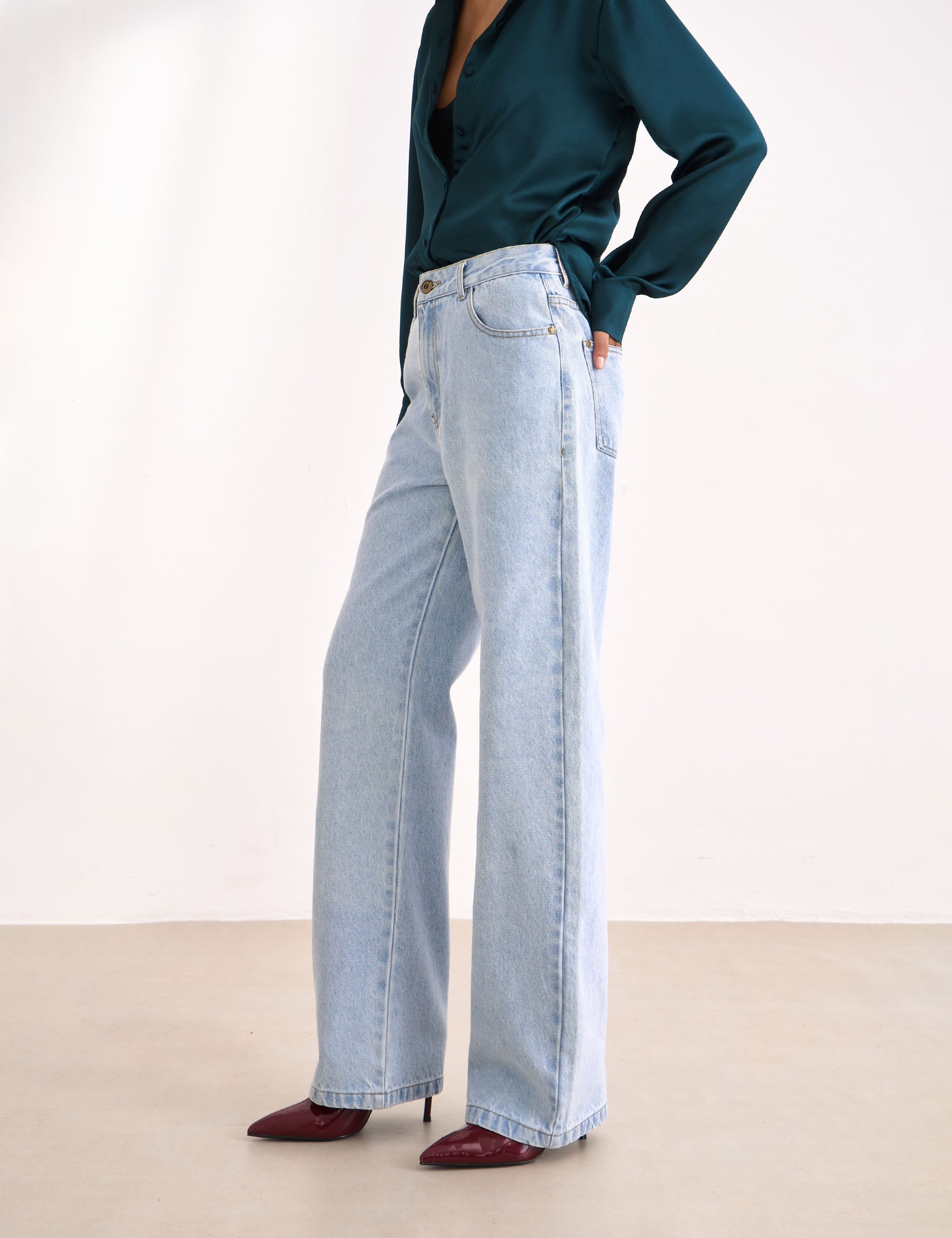 Calça Luna Denim Claro