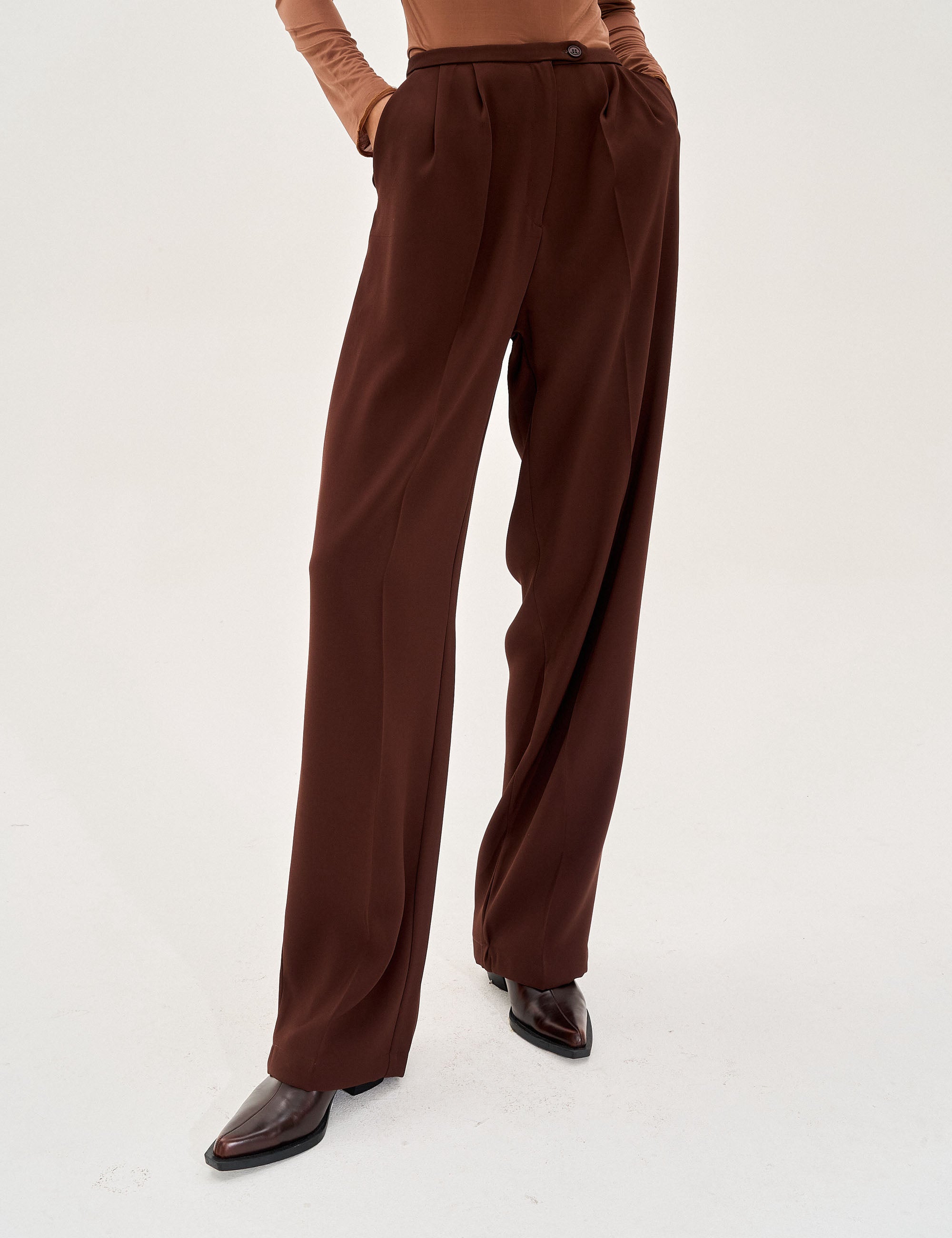 Calça Luna Alfaiataria Marrom