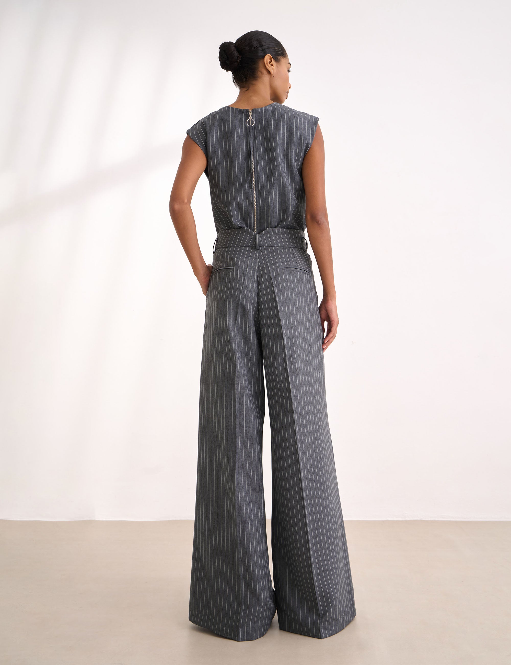Calça Magriet Alfaiataria Chumbo