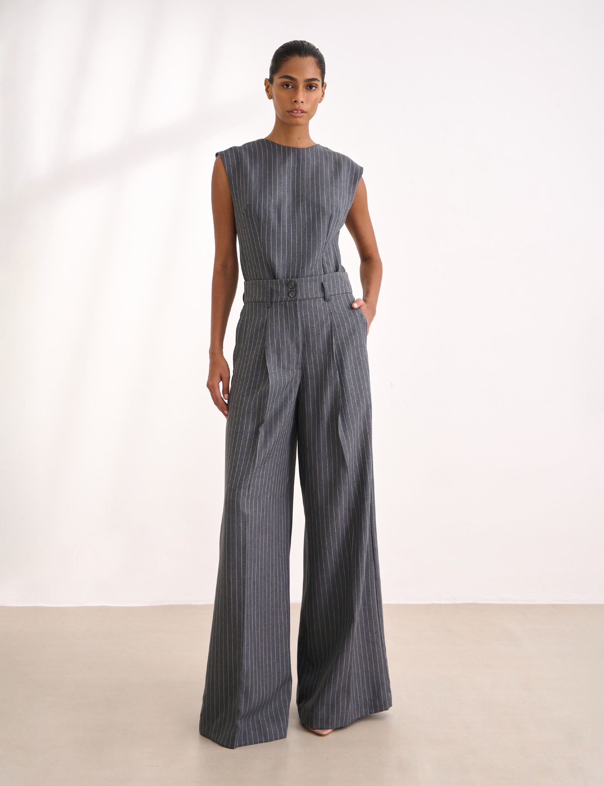 Calça Magriet Alfaiataria Chumbo