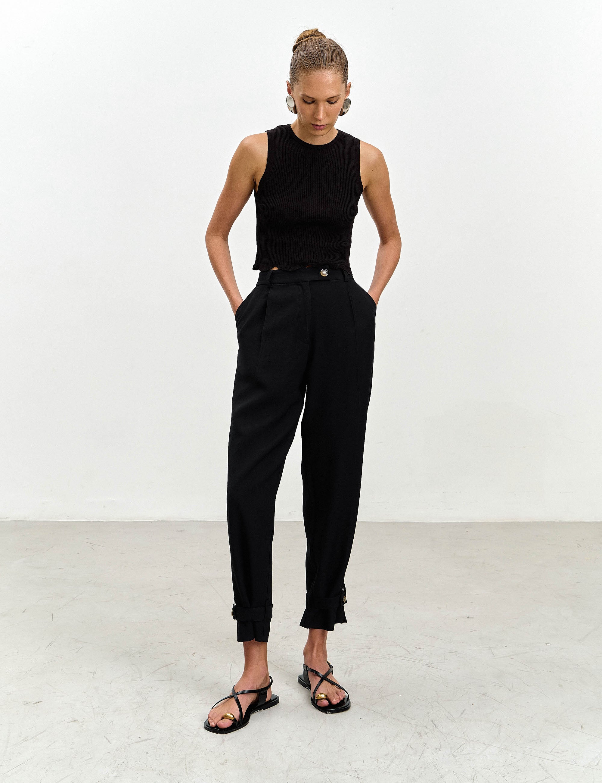 Calça Marcela Viscose Preto