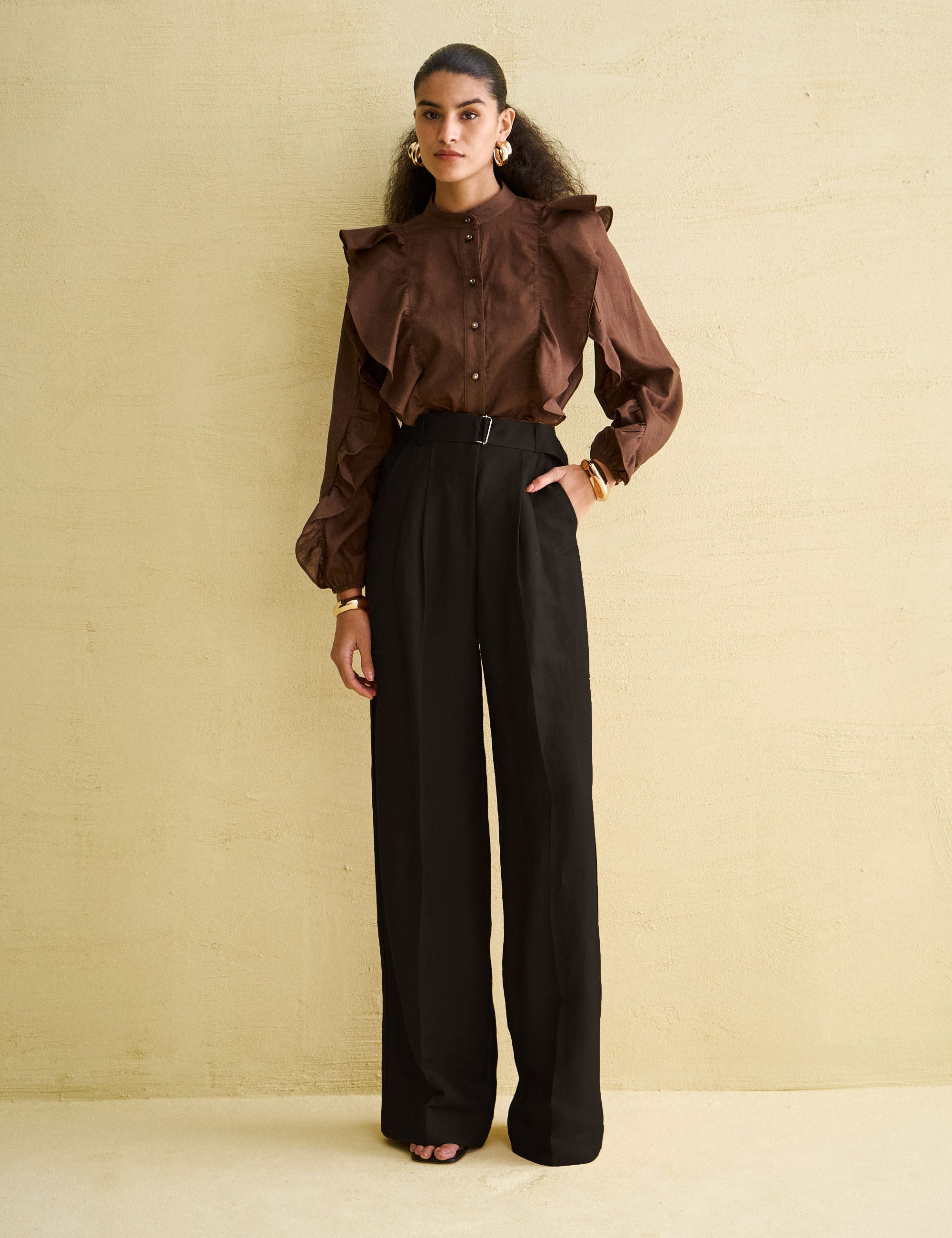 Calça Margarida Viscose Preto