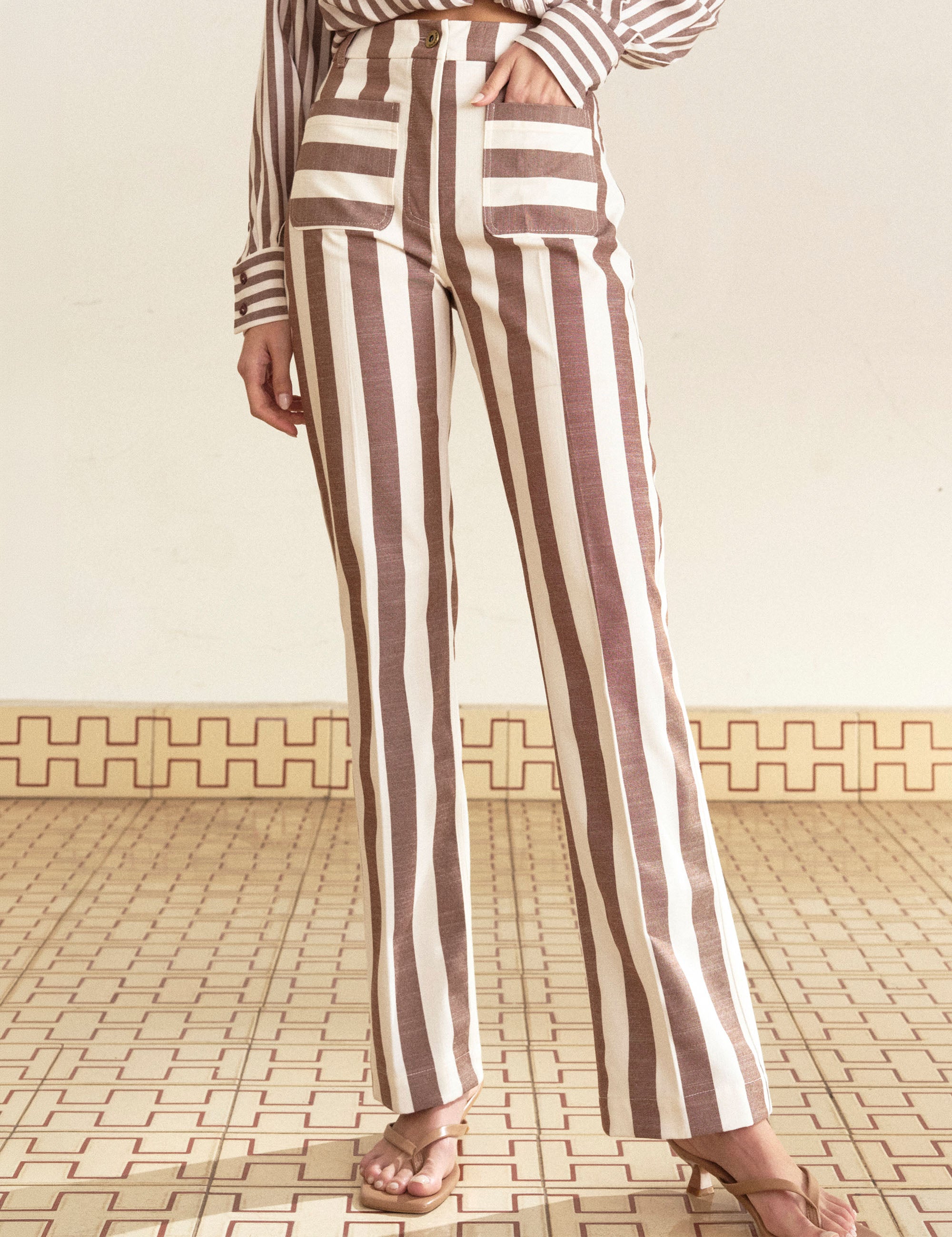 Calça Marie Rayon Off White