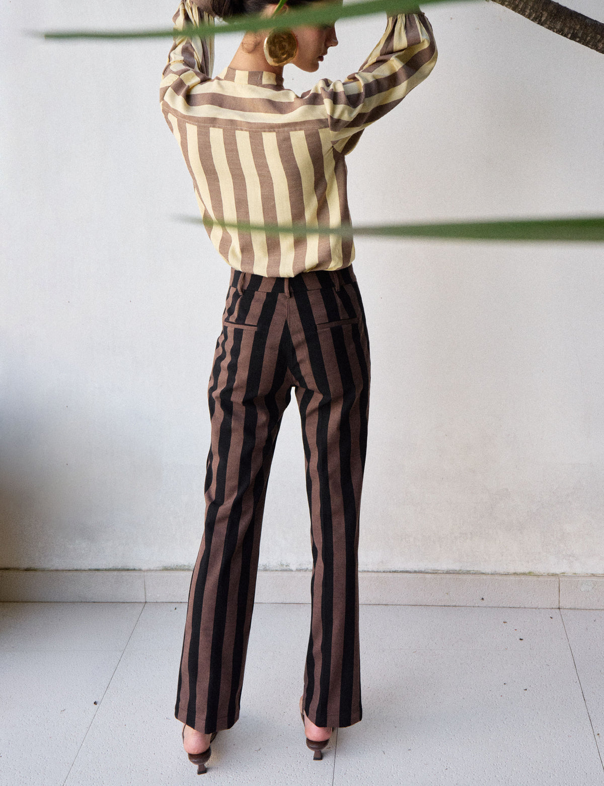 Calça Marie Rayon Marrom
