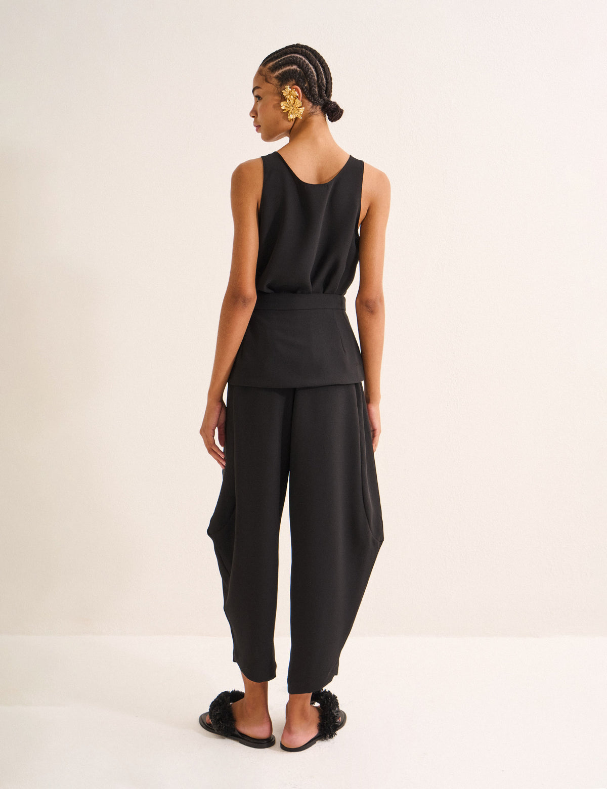 Calça Modena Acetinada Preto