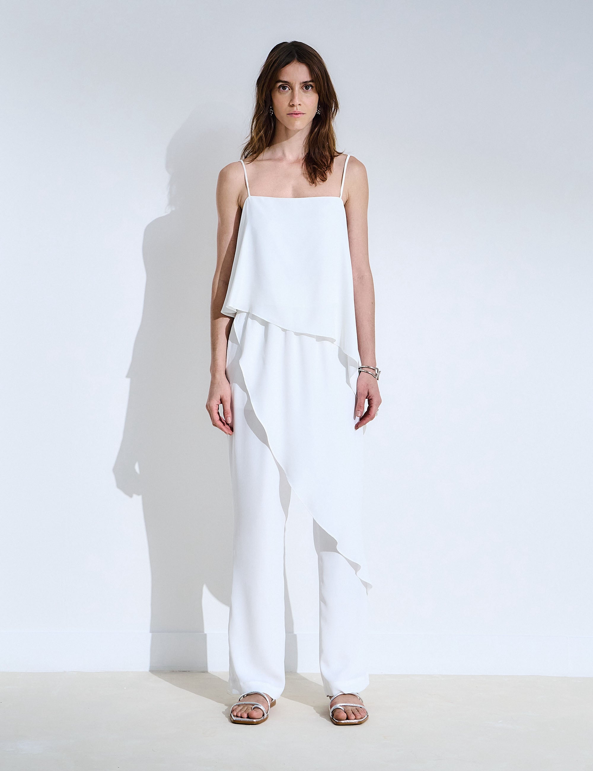 Calça Nara Crepe Off White