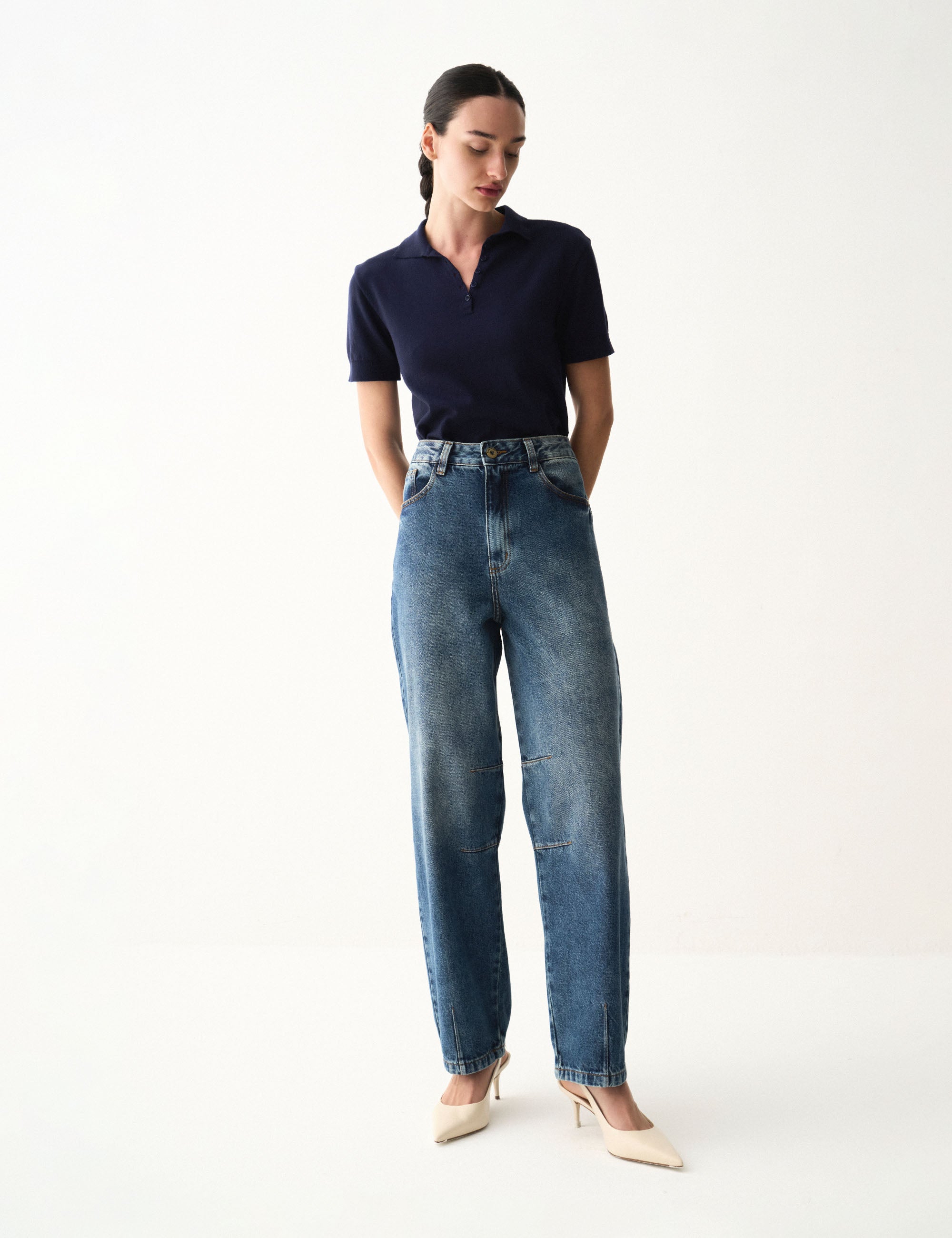 Calça Olivia Denim Jeans Médio