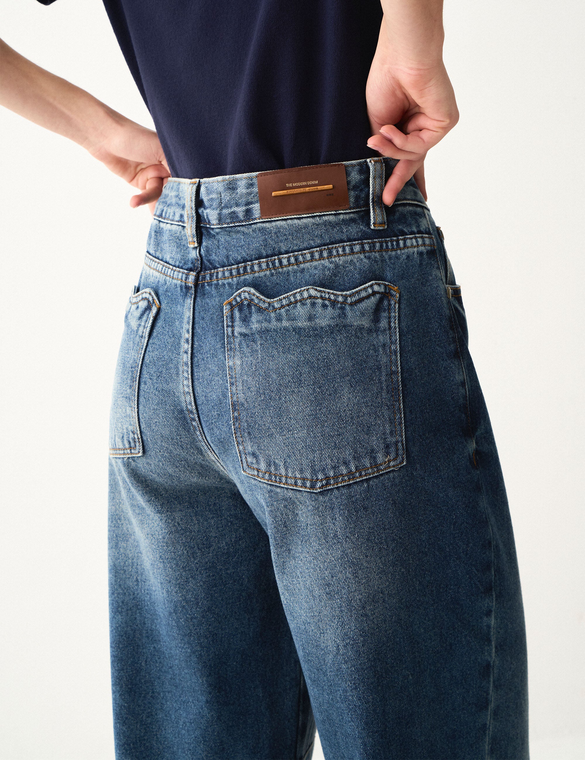 Calça Olivia Denim Jeans Médio