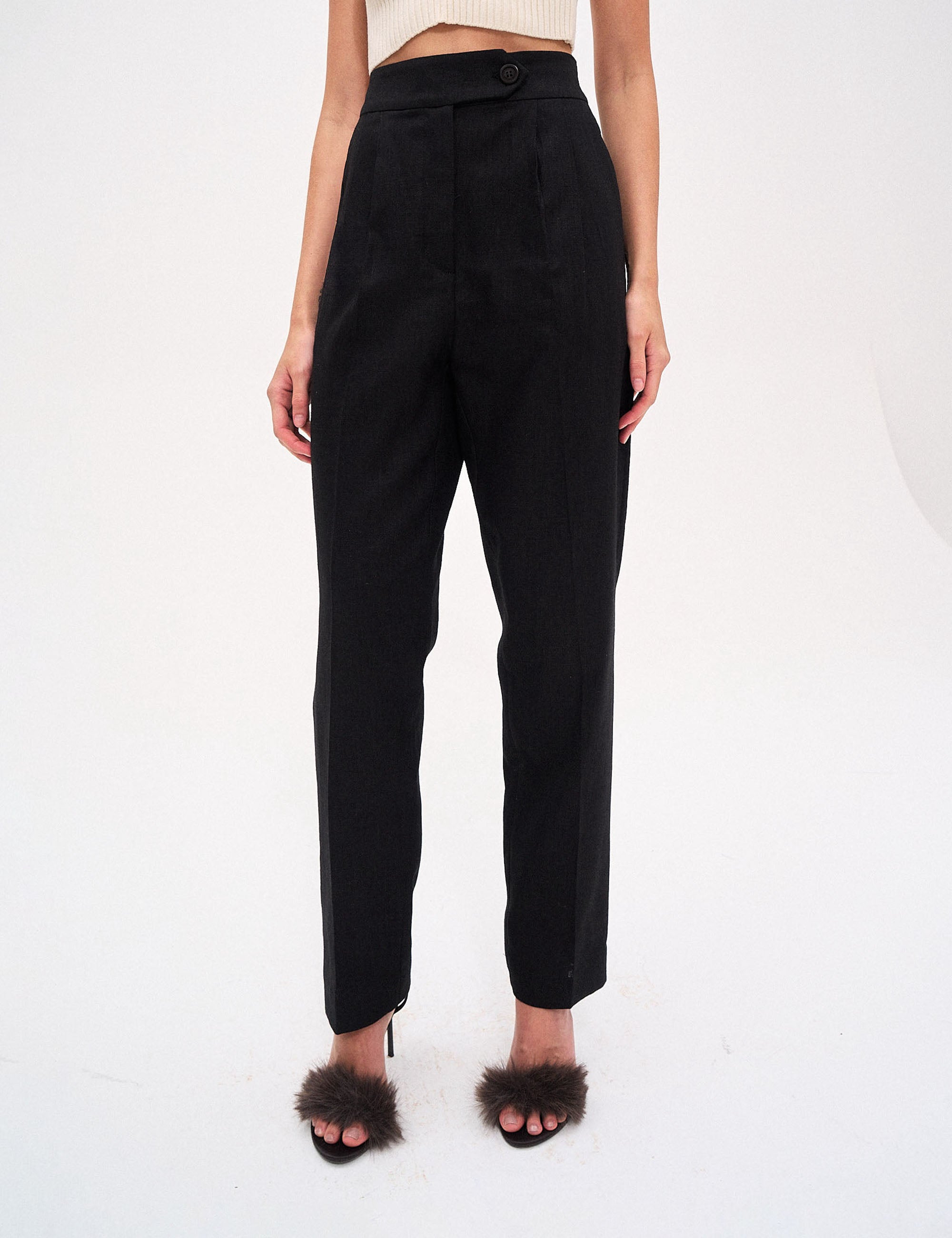 Calça Patrícia Algodão Preto