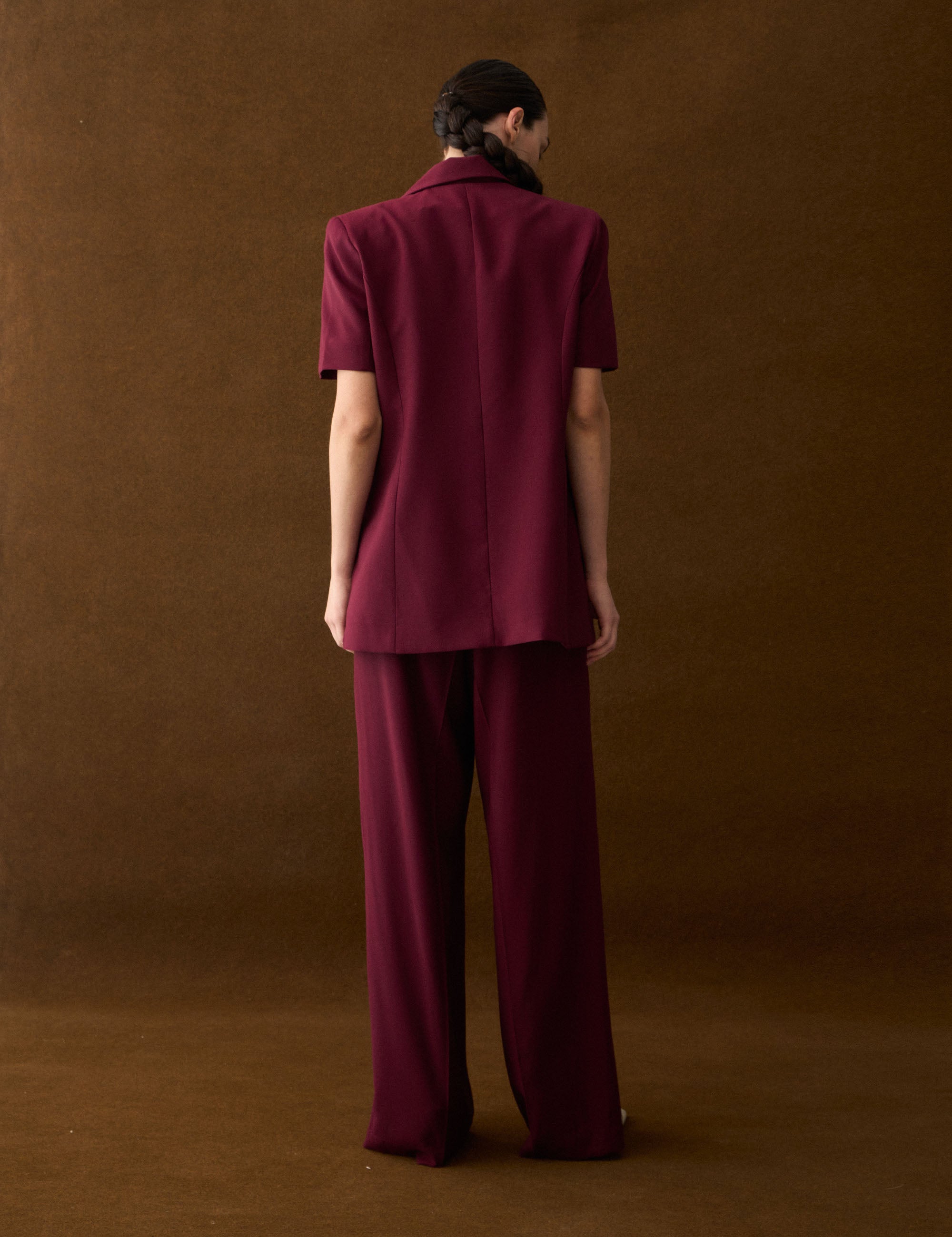 Blazer Paulina Alfaiataria Bordeaux