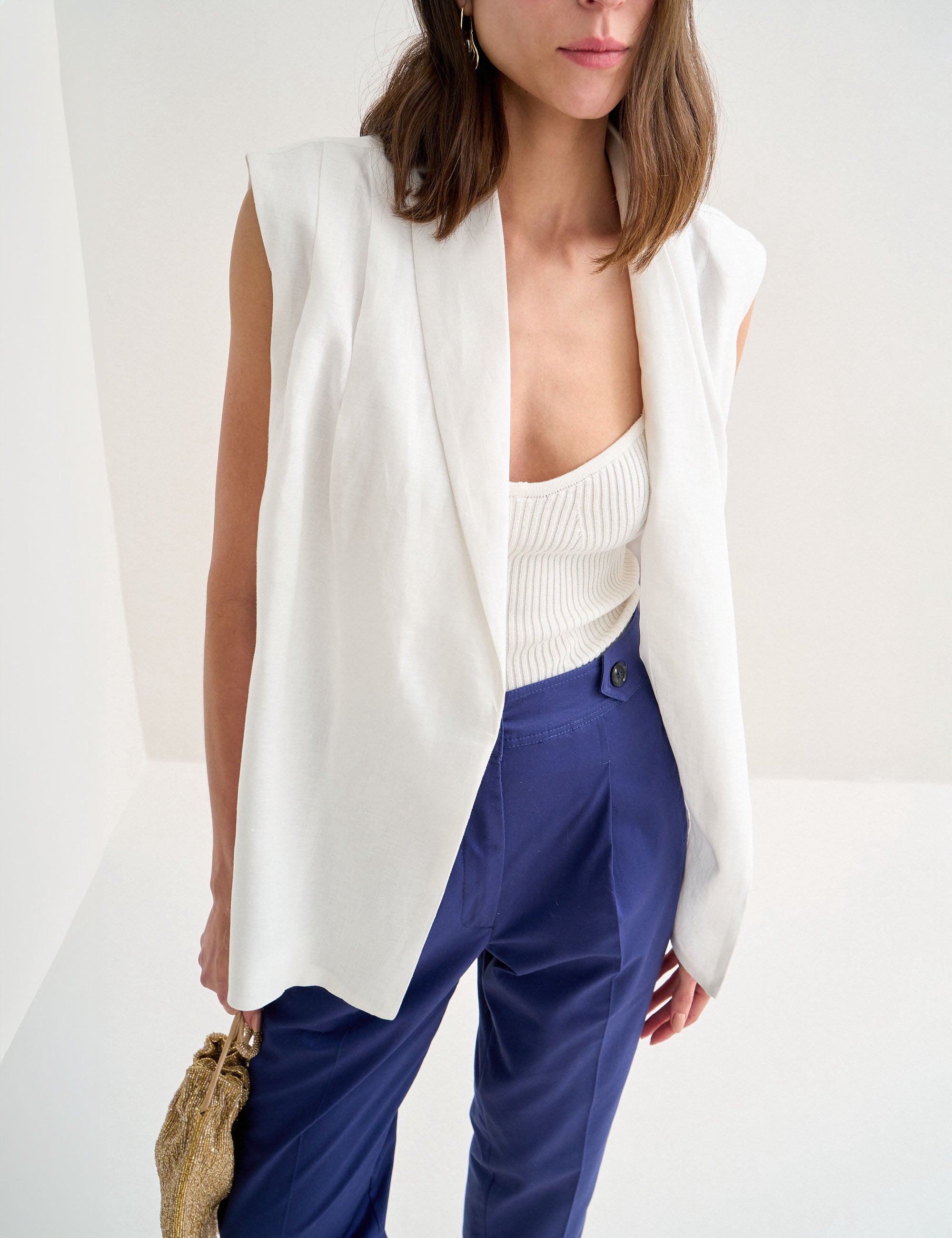 Calça Maile Alfaiataria Marinho