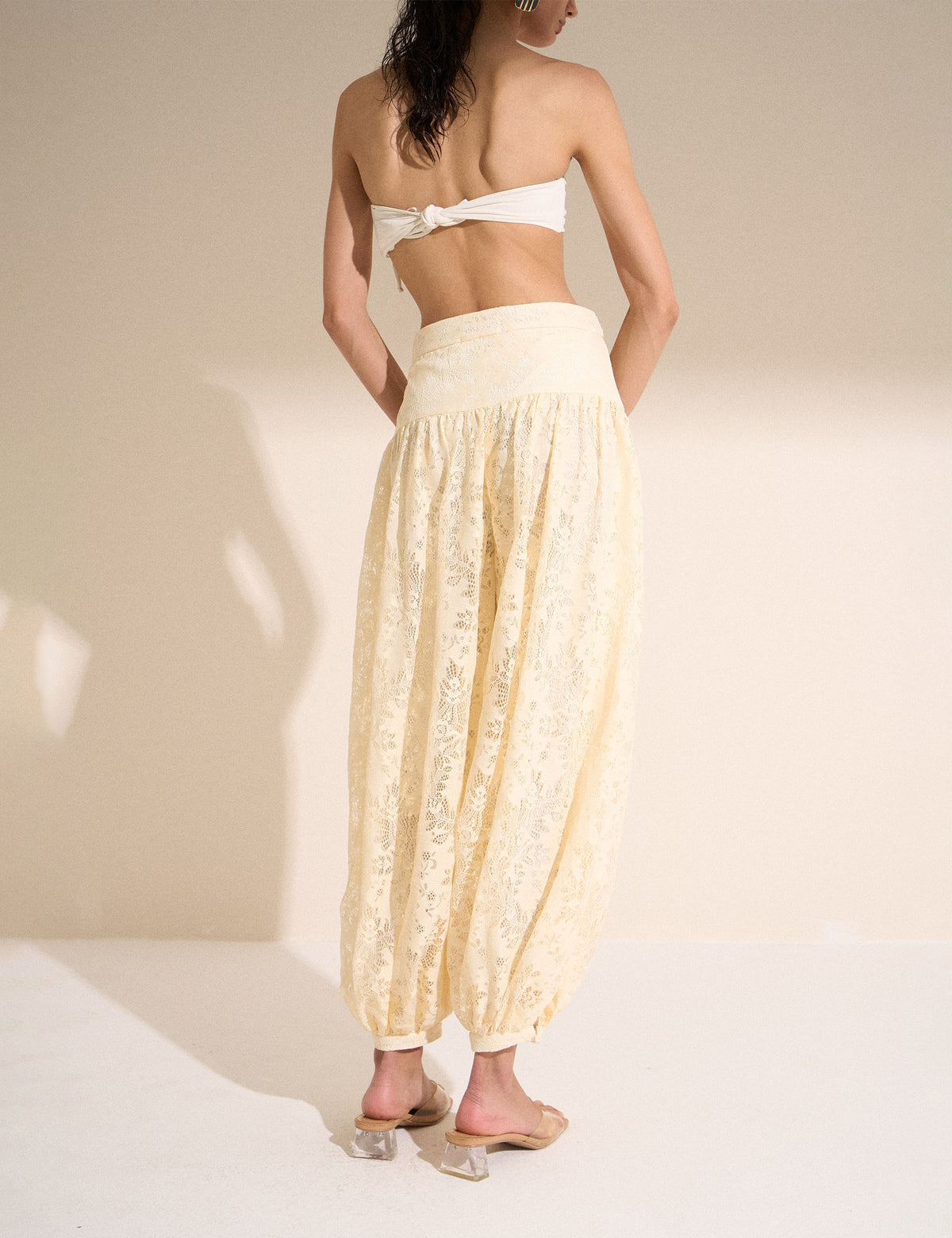 Calça Renda Off White