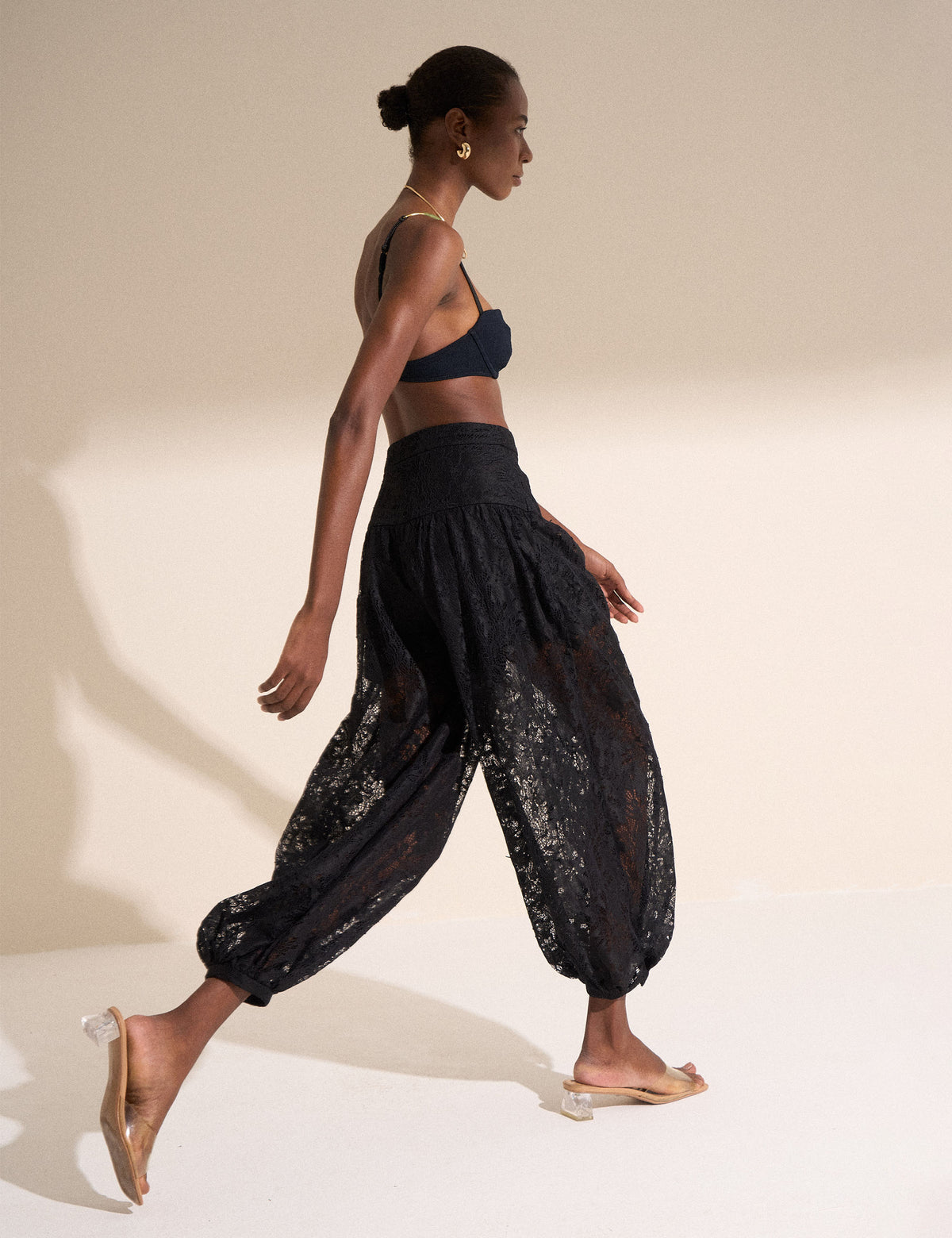 Calça Renda Preto