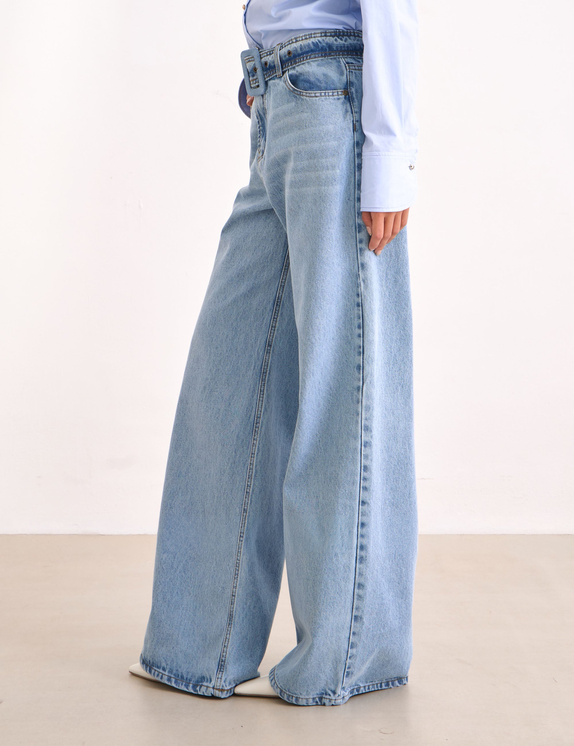 Calça Angy Denim Claro