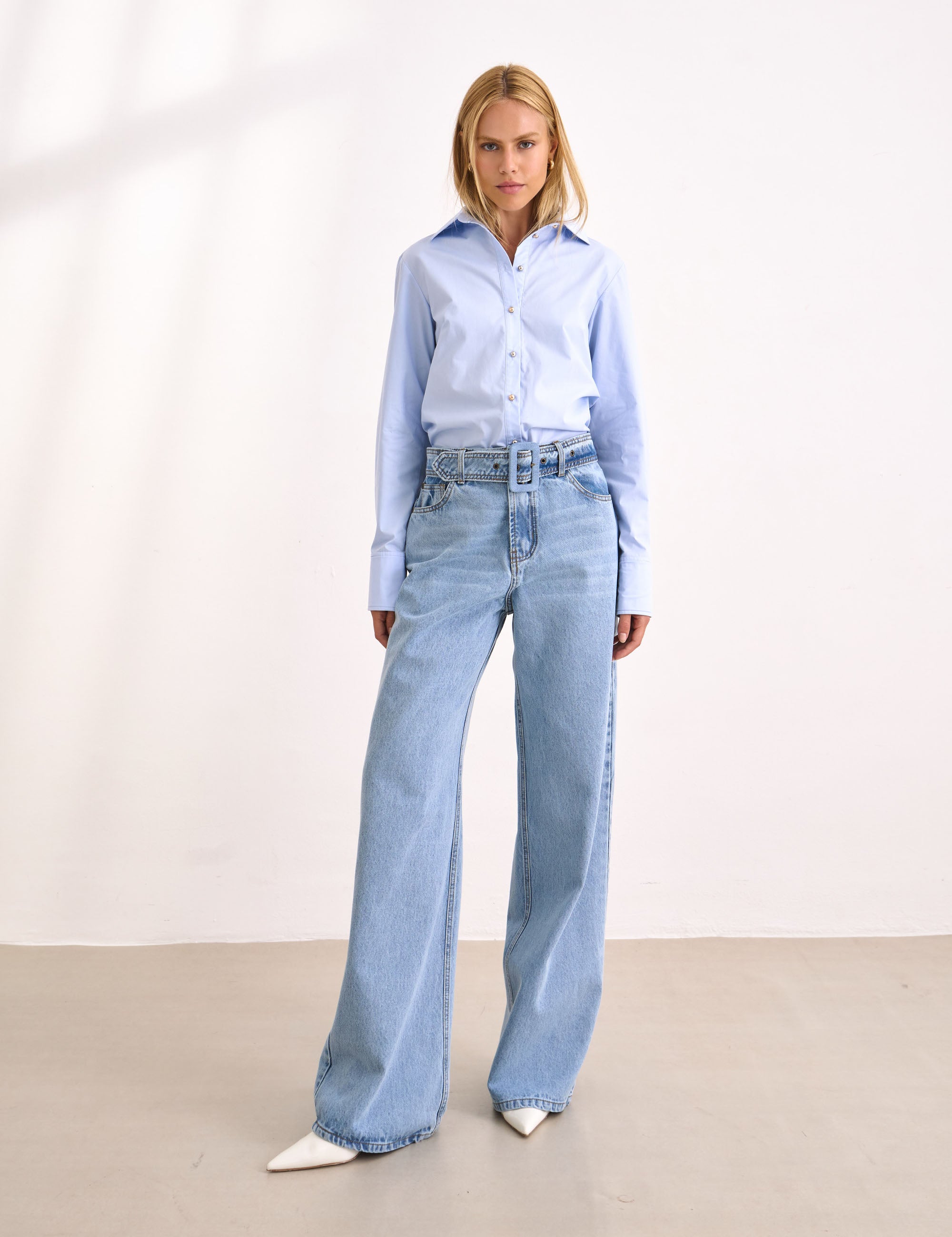 Calça Angy Denim Claro