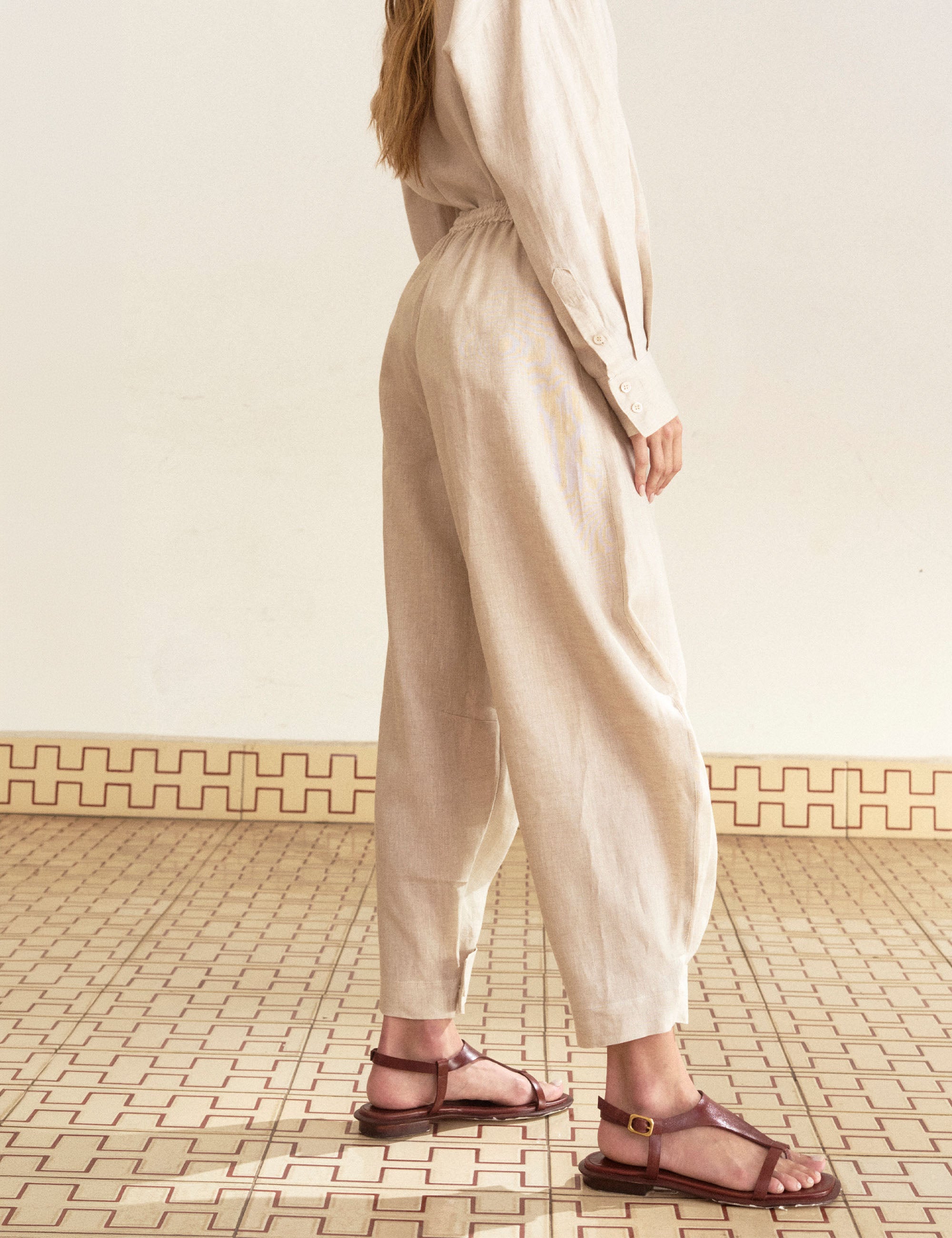 Calça Roberta Linho Natural
