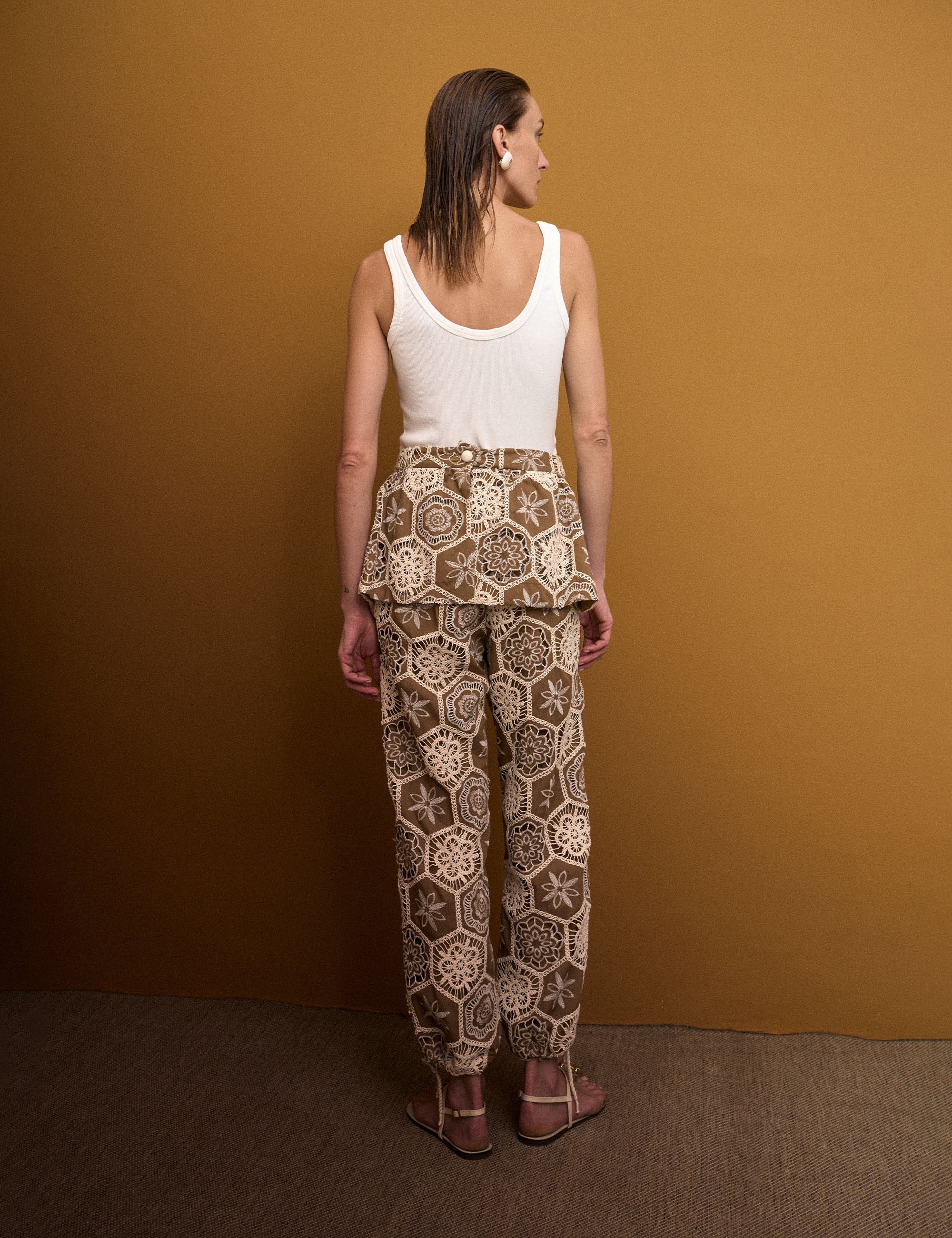 Calça Vittoria Algodão Camurça