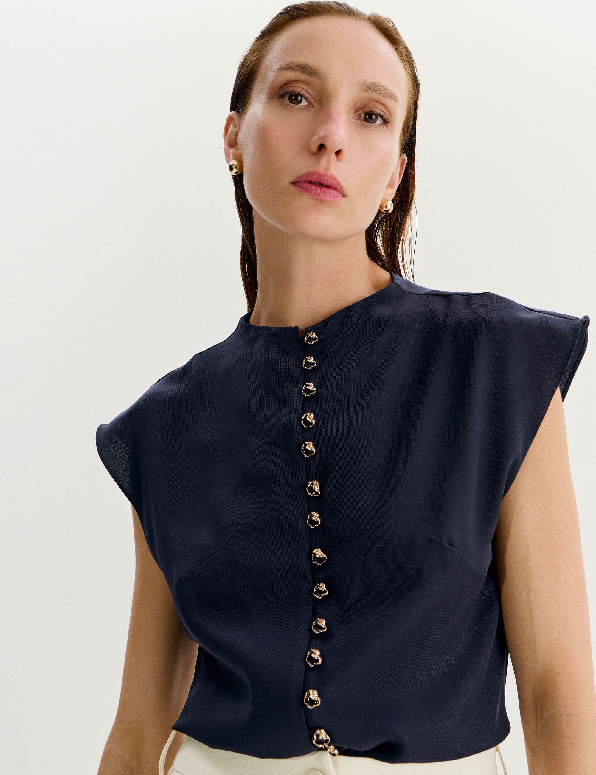 Camisa Ametista Alfaiataria Marinho