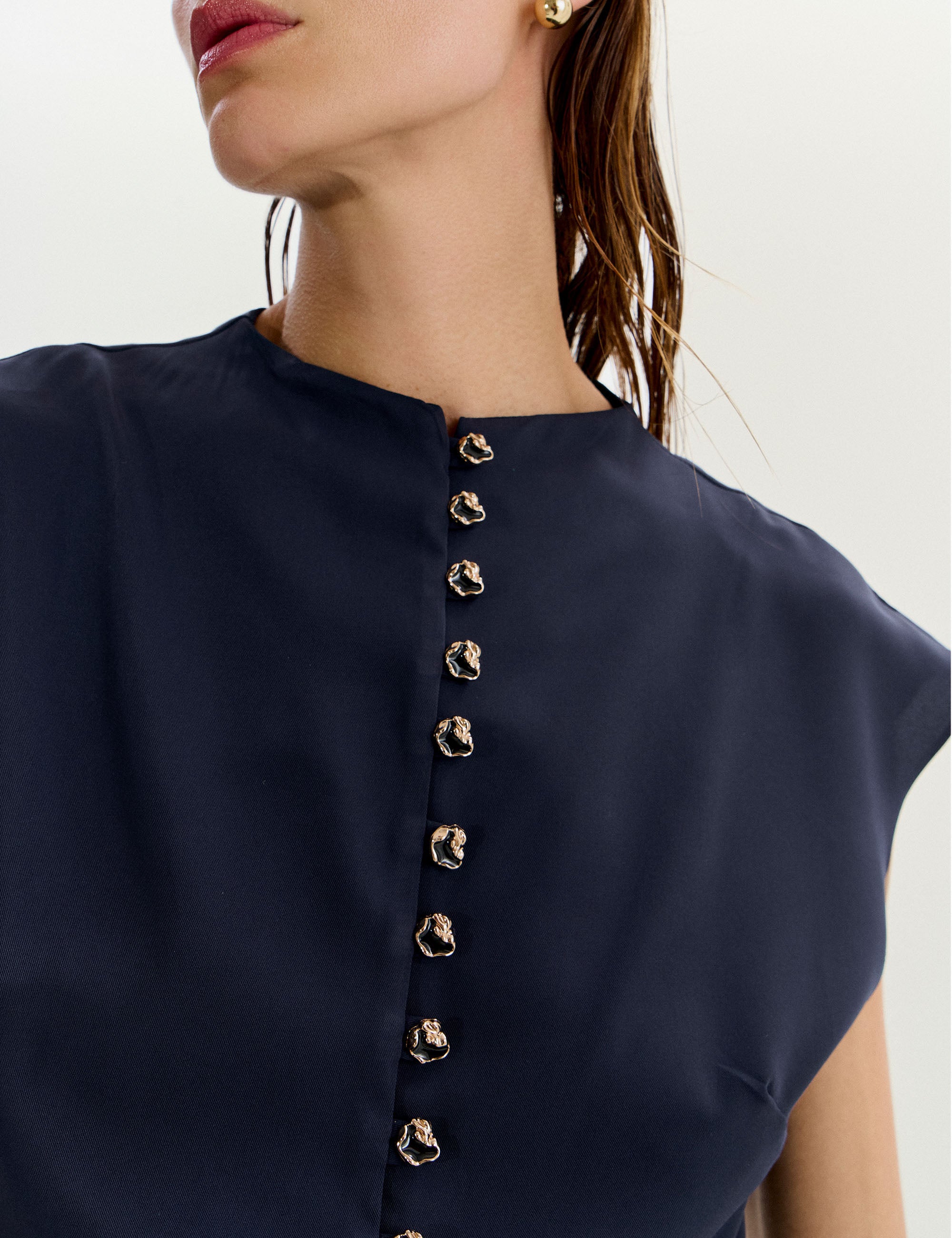 Camisa Ametista Alfaiataria Marinho