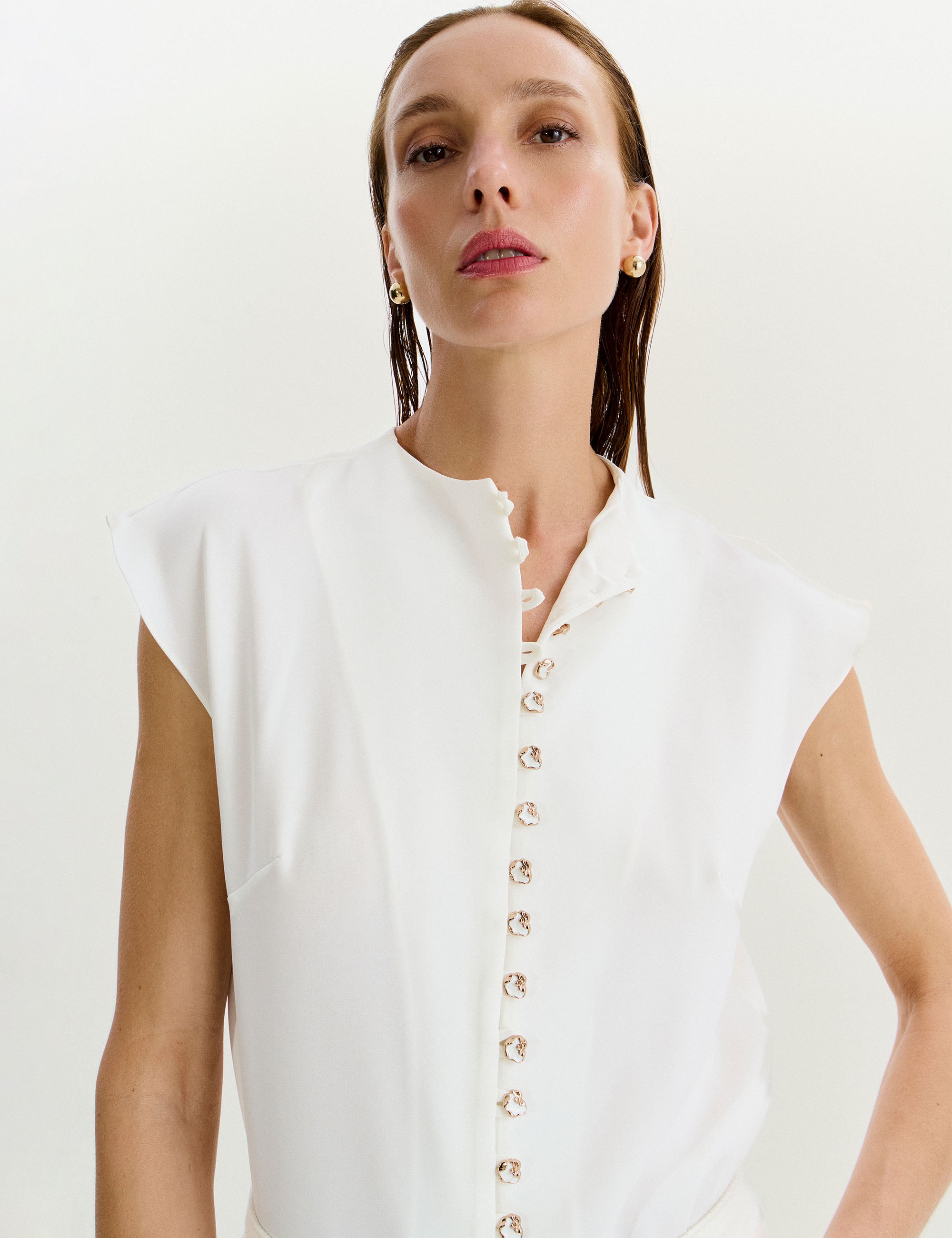 Camisa Ametista Alfaiataria Off White