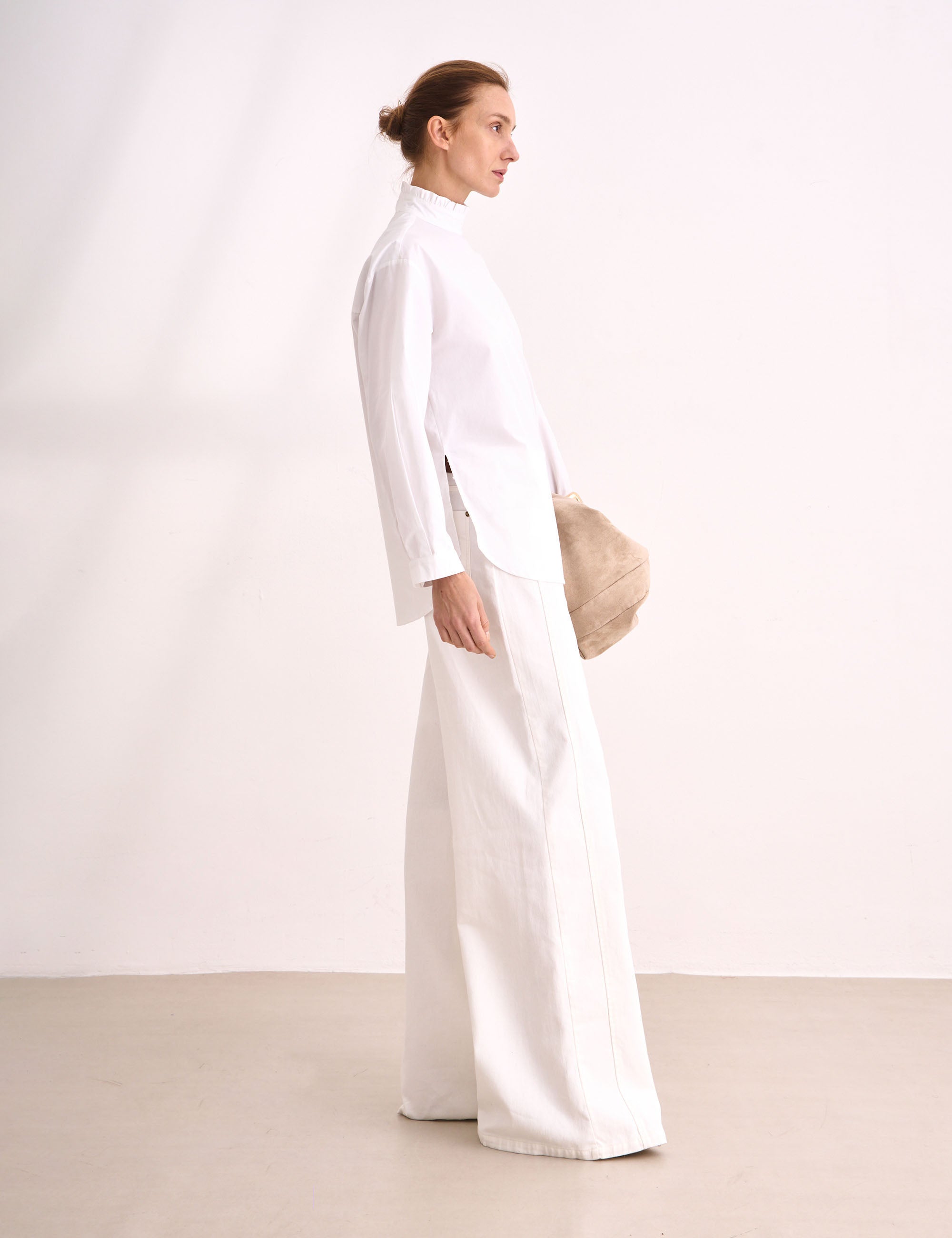 Camisa Andrea Tricoline Off White