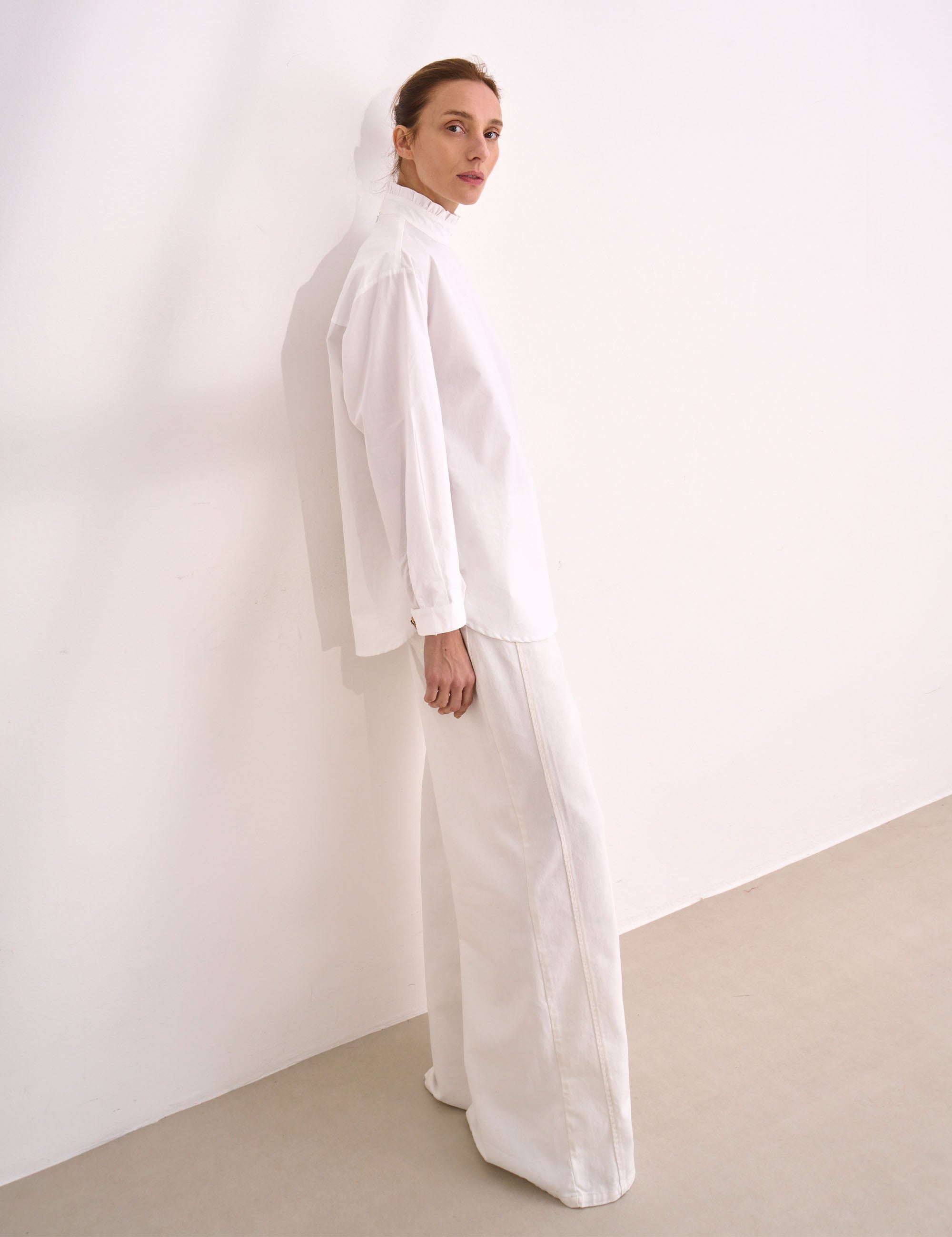 Camisa Andrea Tricoline Off White