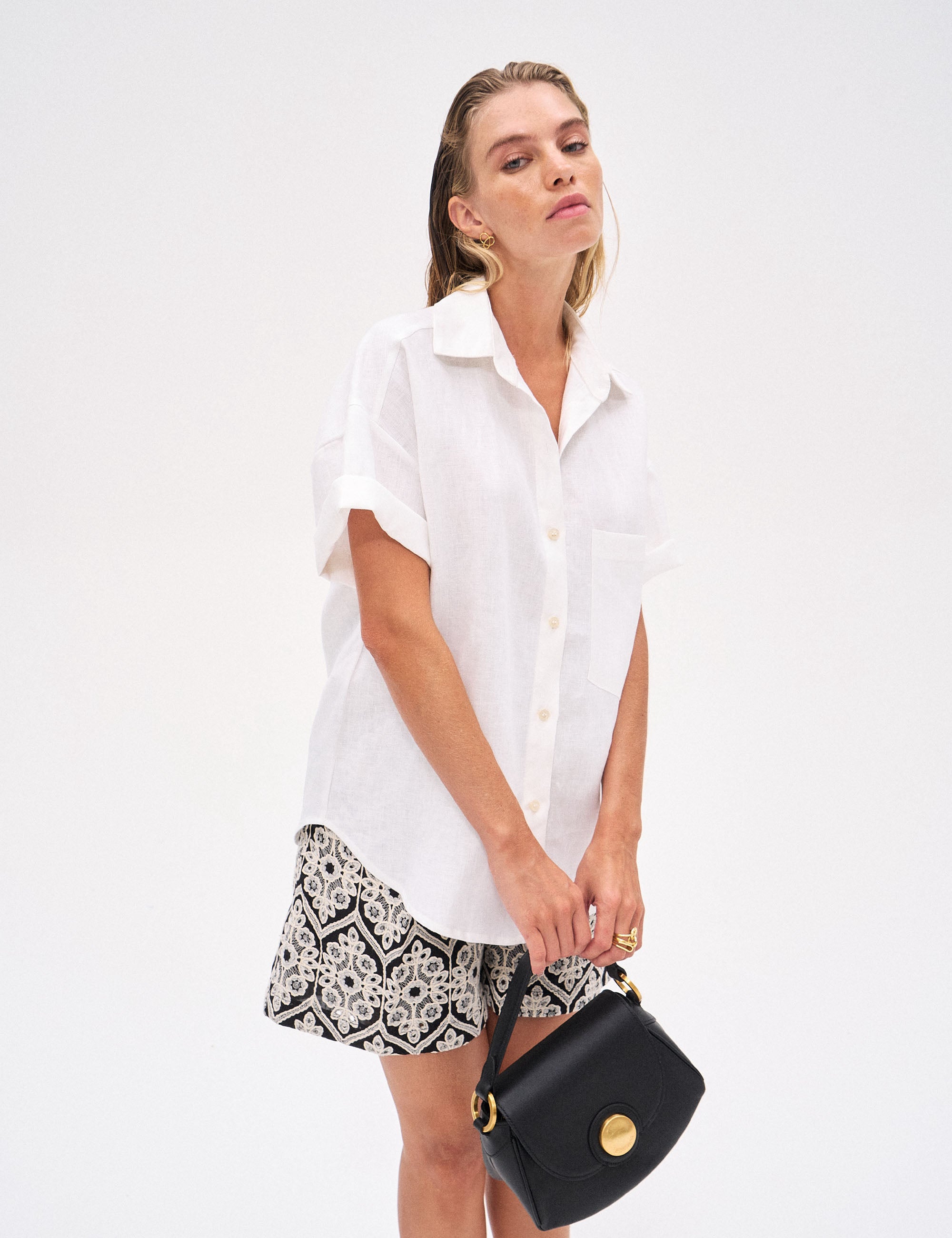 Camisa Bia Linho Off White