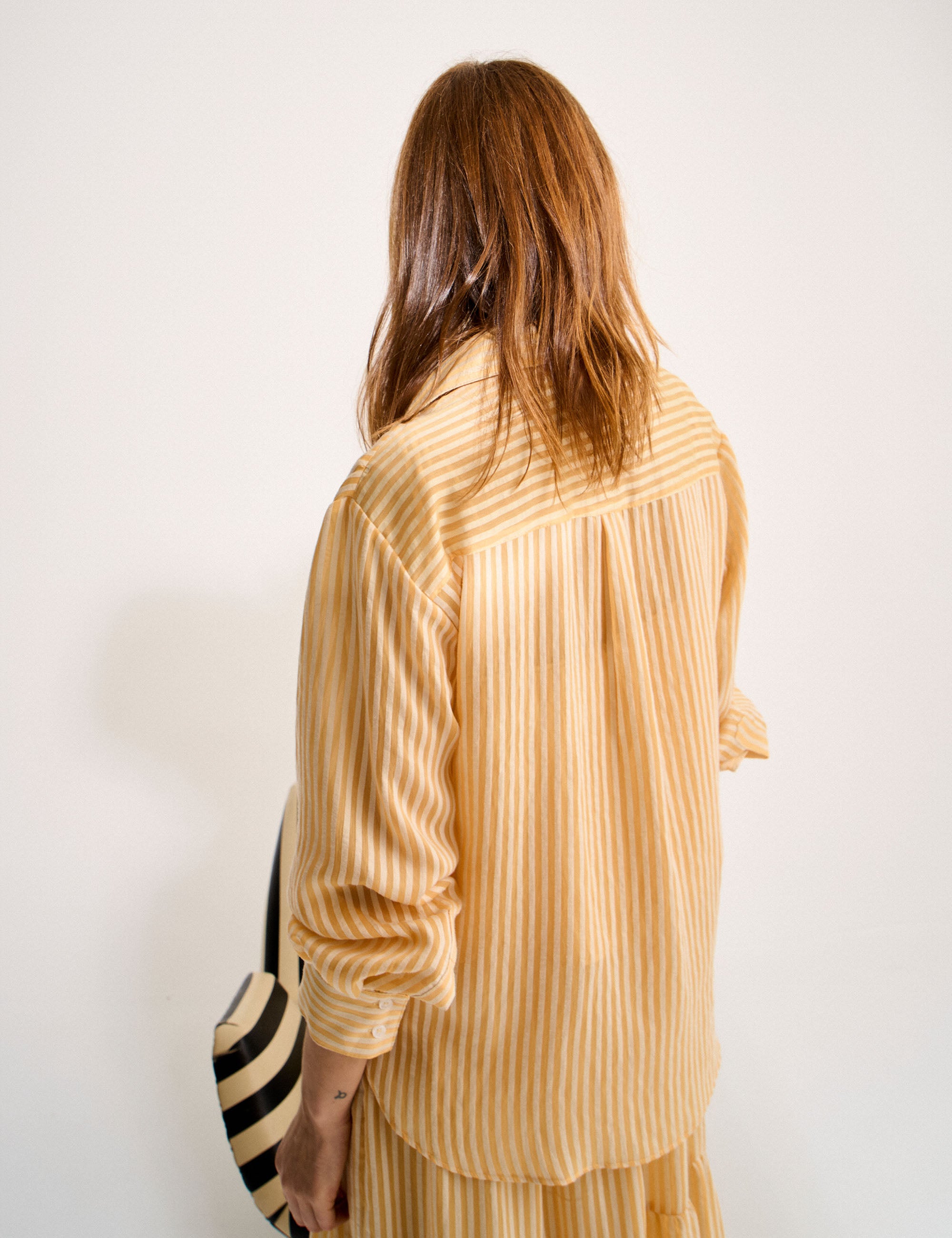 Camisa Bianca Listra Amarelo