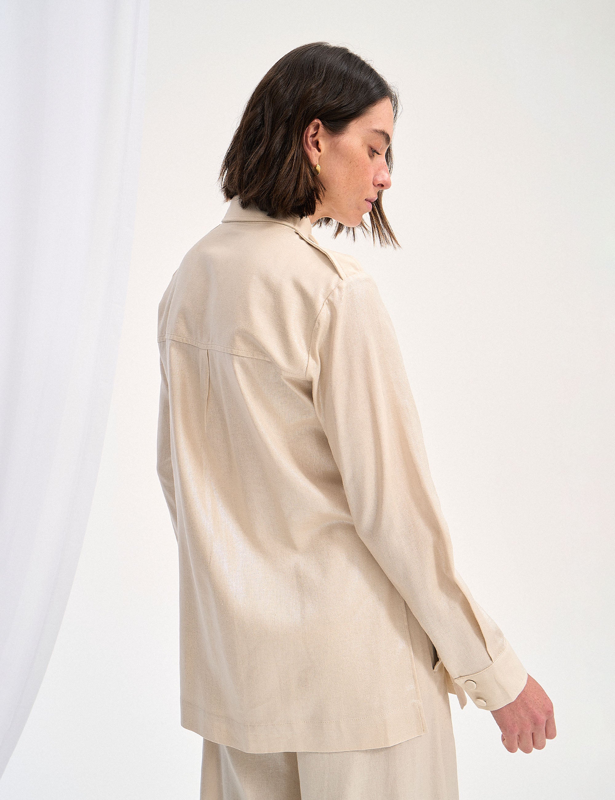 Camisa Ella Cargo Pérola