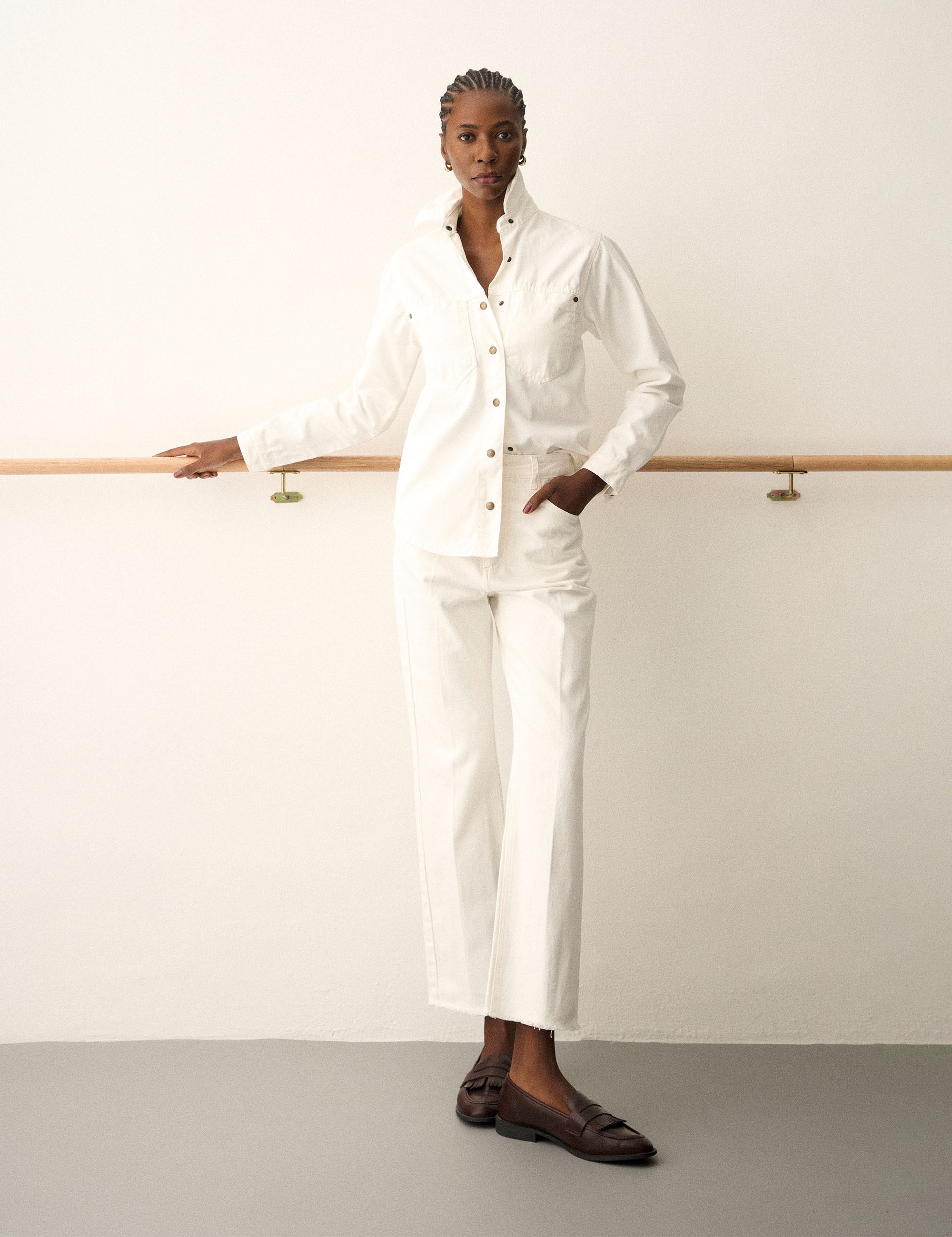 Camisa Cindy Denim Off White