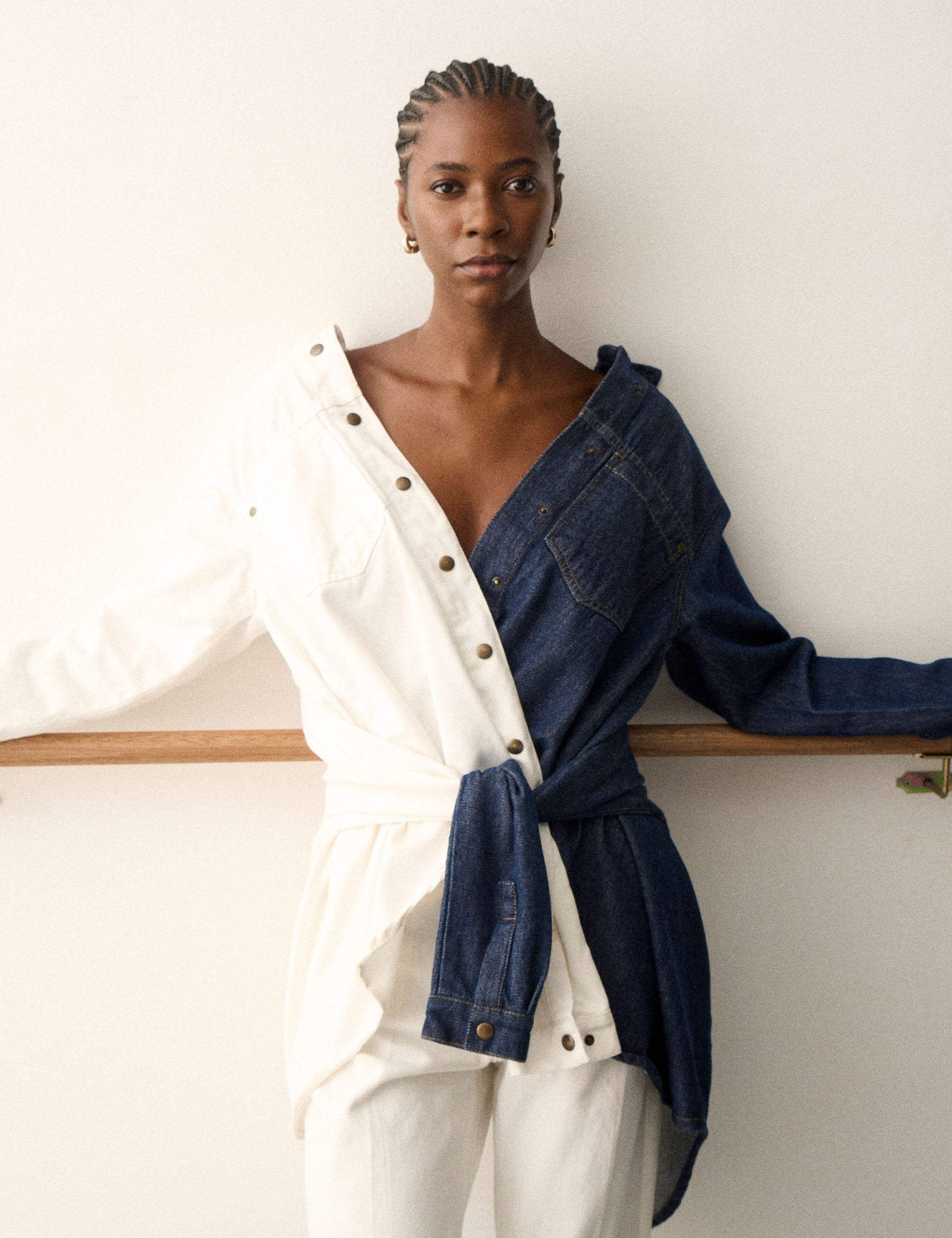 Camisa Cindy Denim Off White