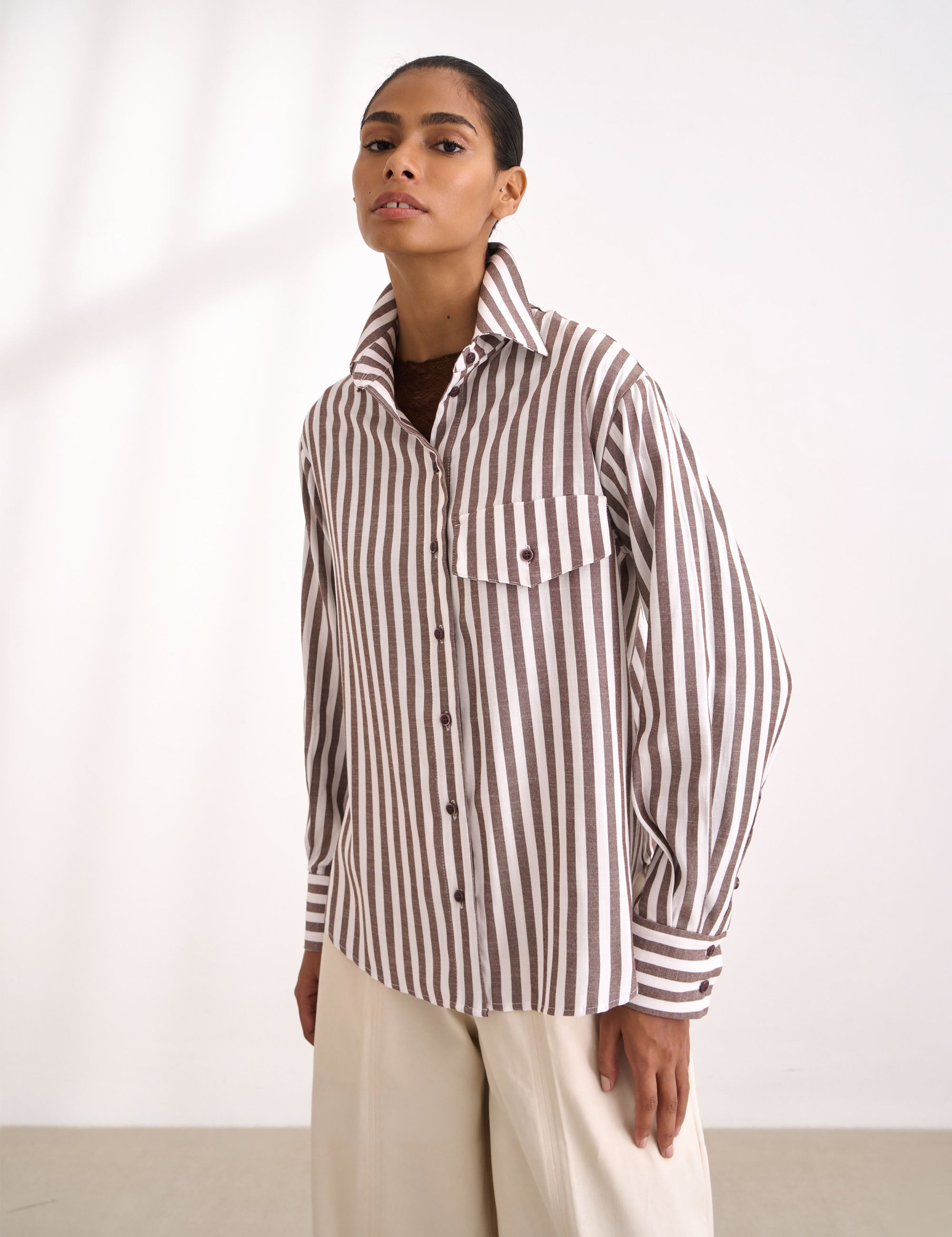 Camisa Elisa Listra Off White