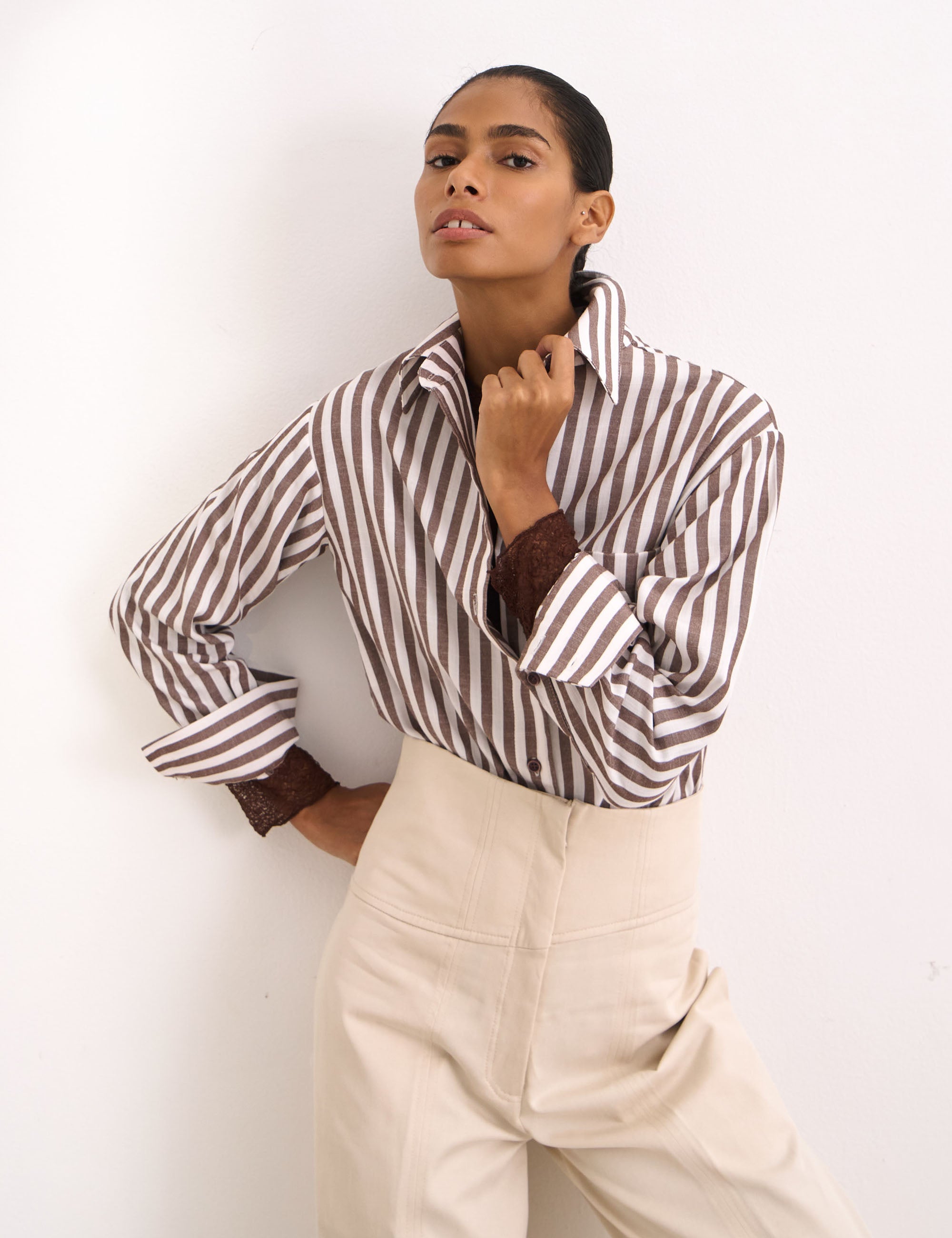 Camisa Elisa Listra Off White