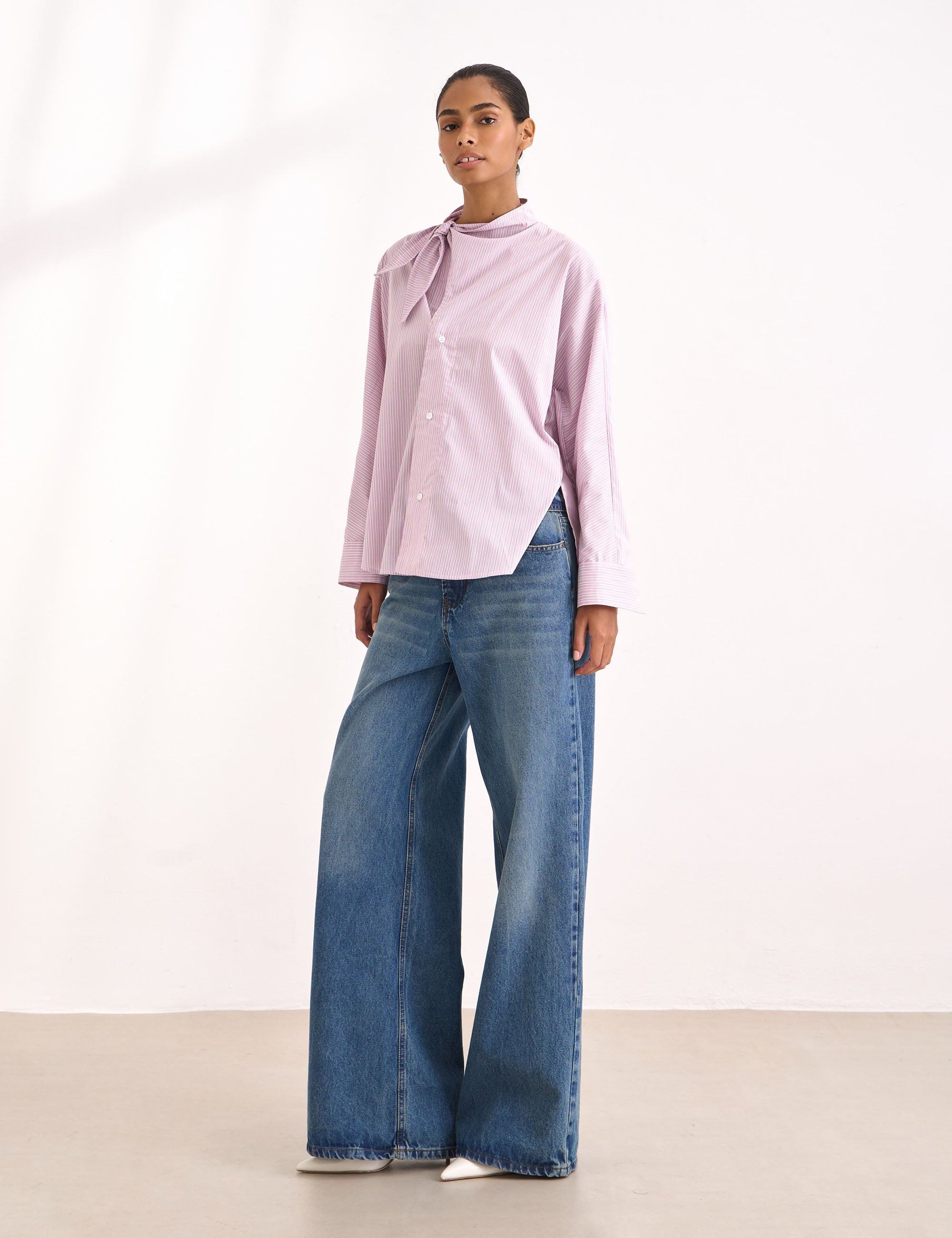 Camisa Isla Tricoline Rosa