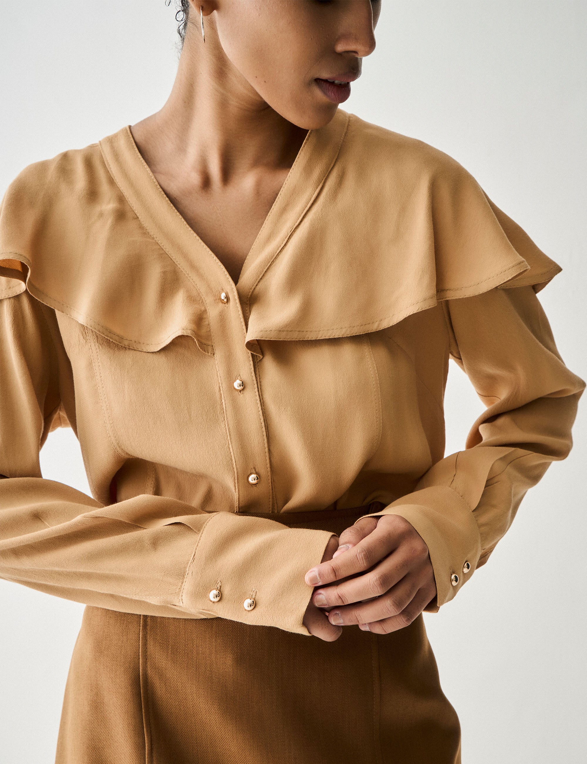 Camisa Ivy Liocel Camel