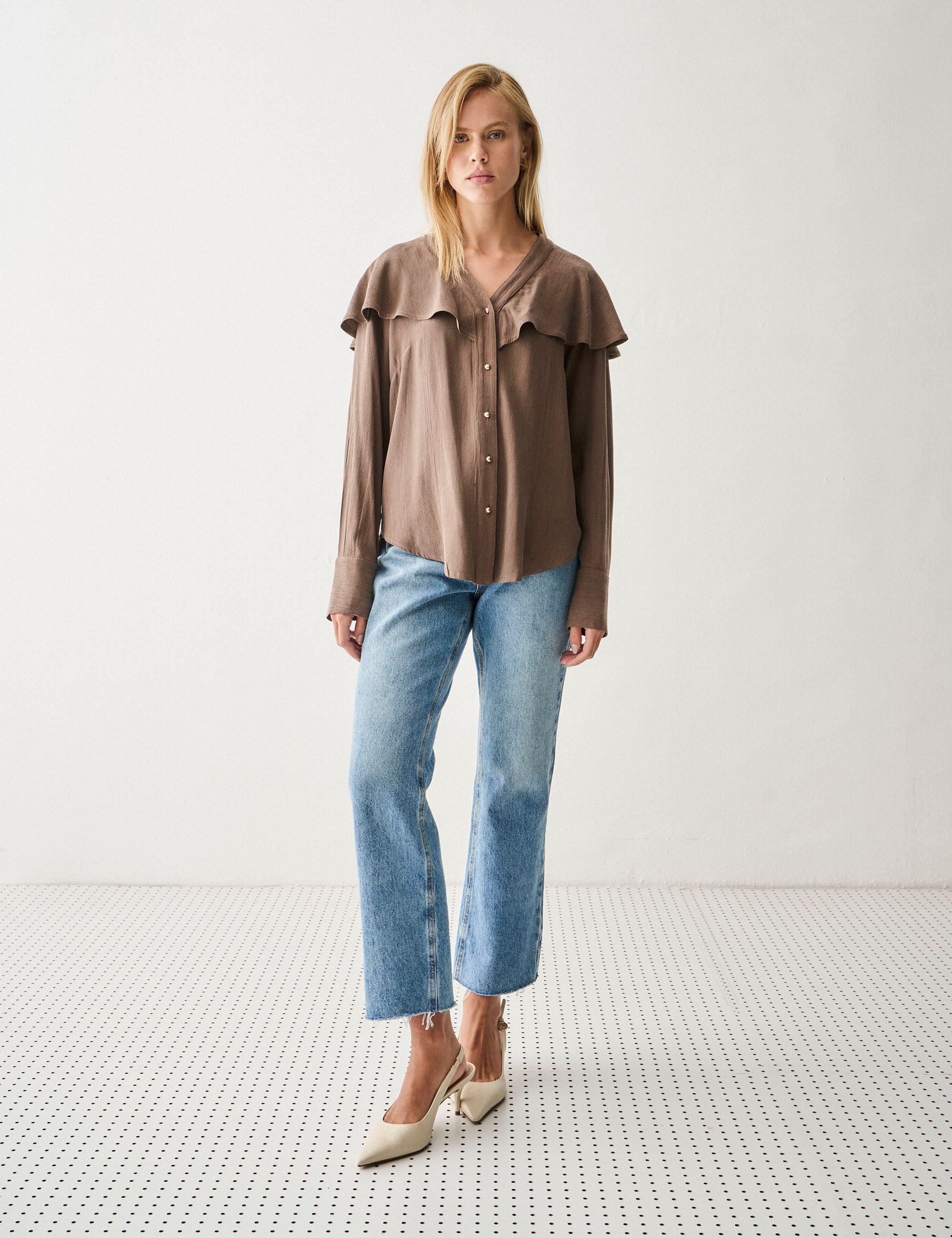 Camisa Ivy Liocel Marrom