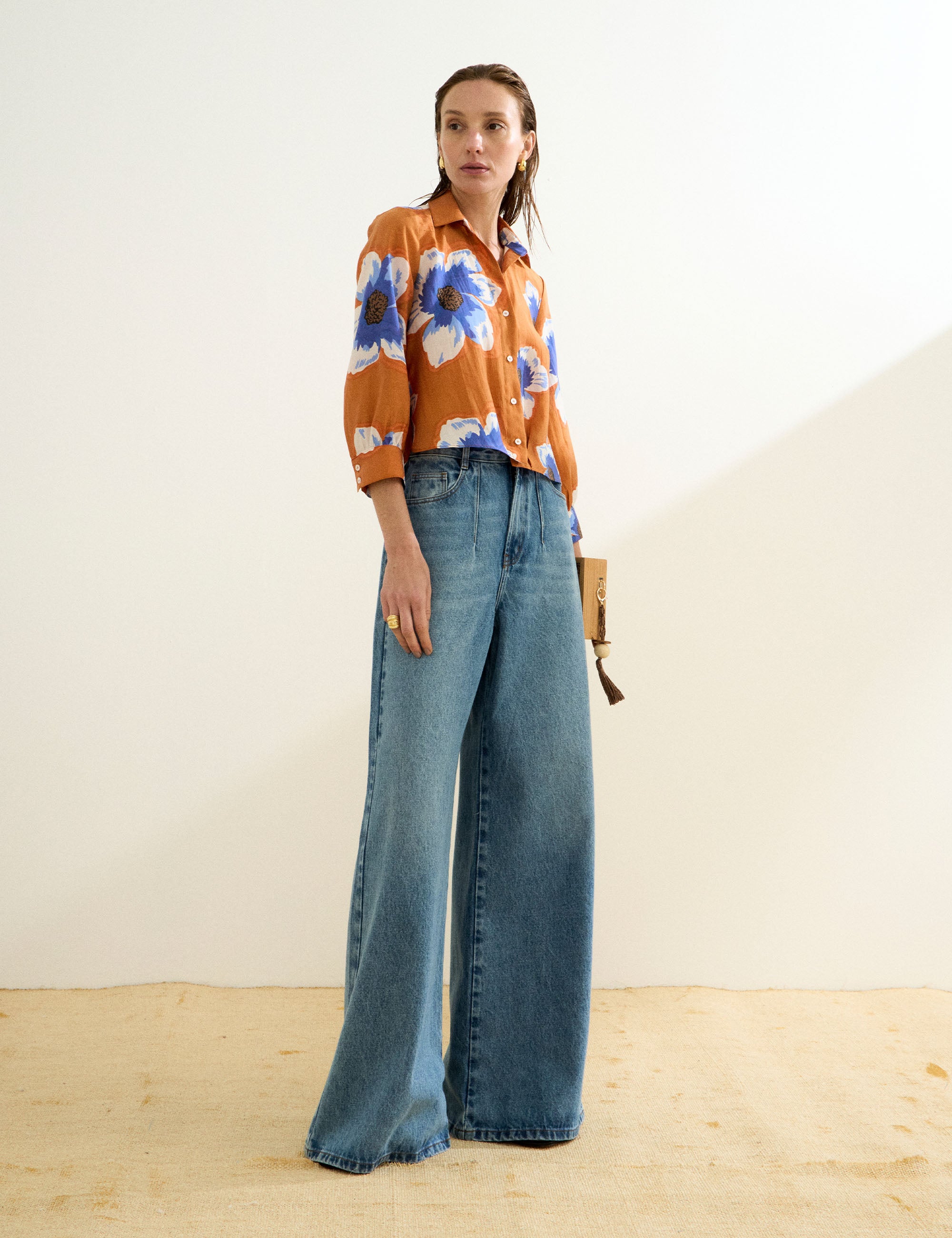 Camisa Jena Liocel Laranja