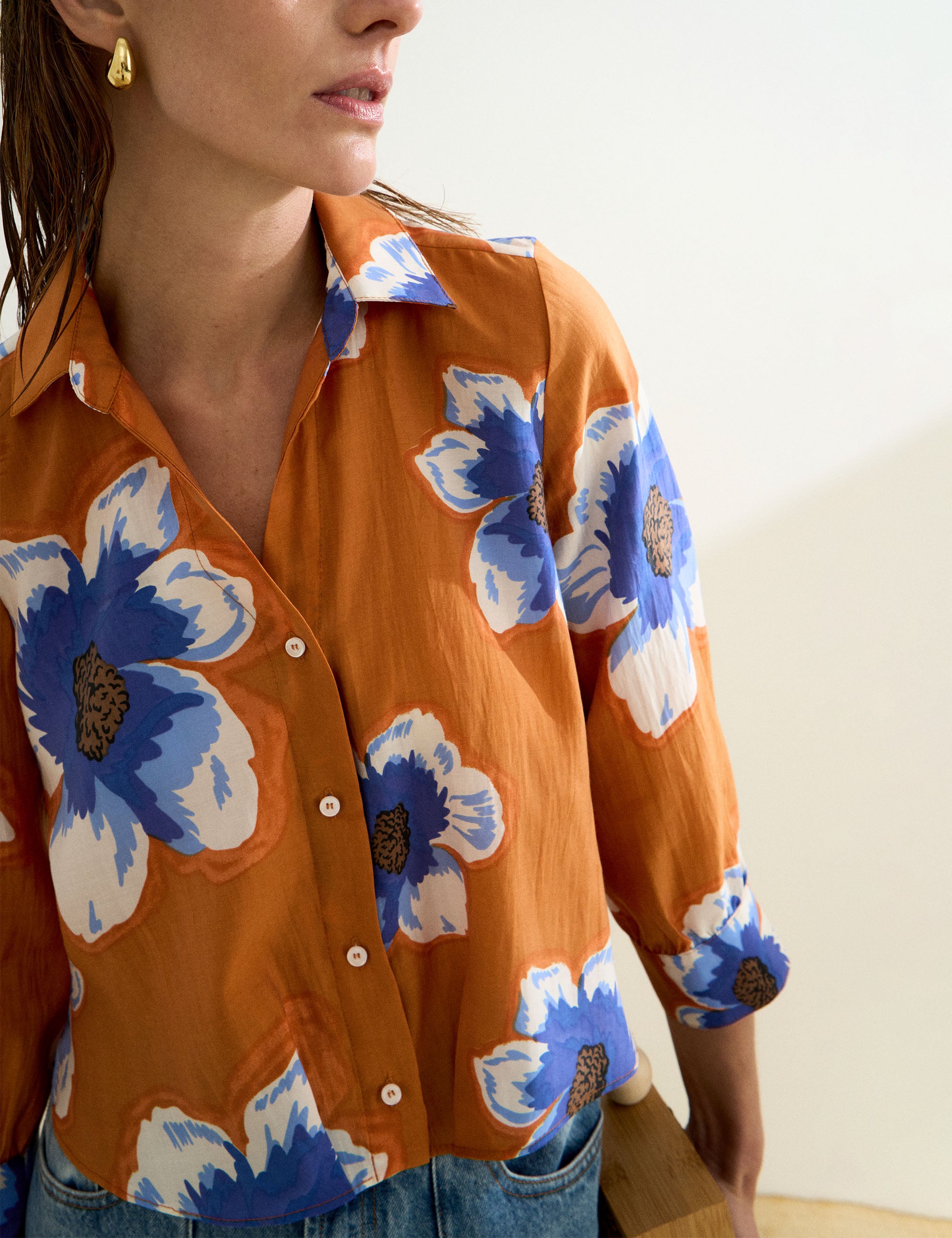 Camisa Jena Liocel Laranja