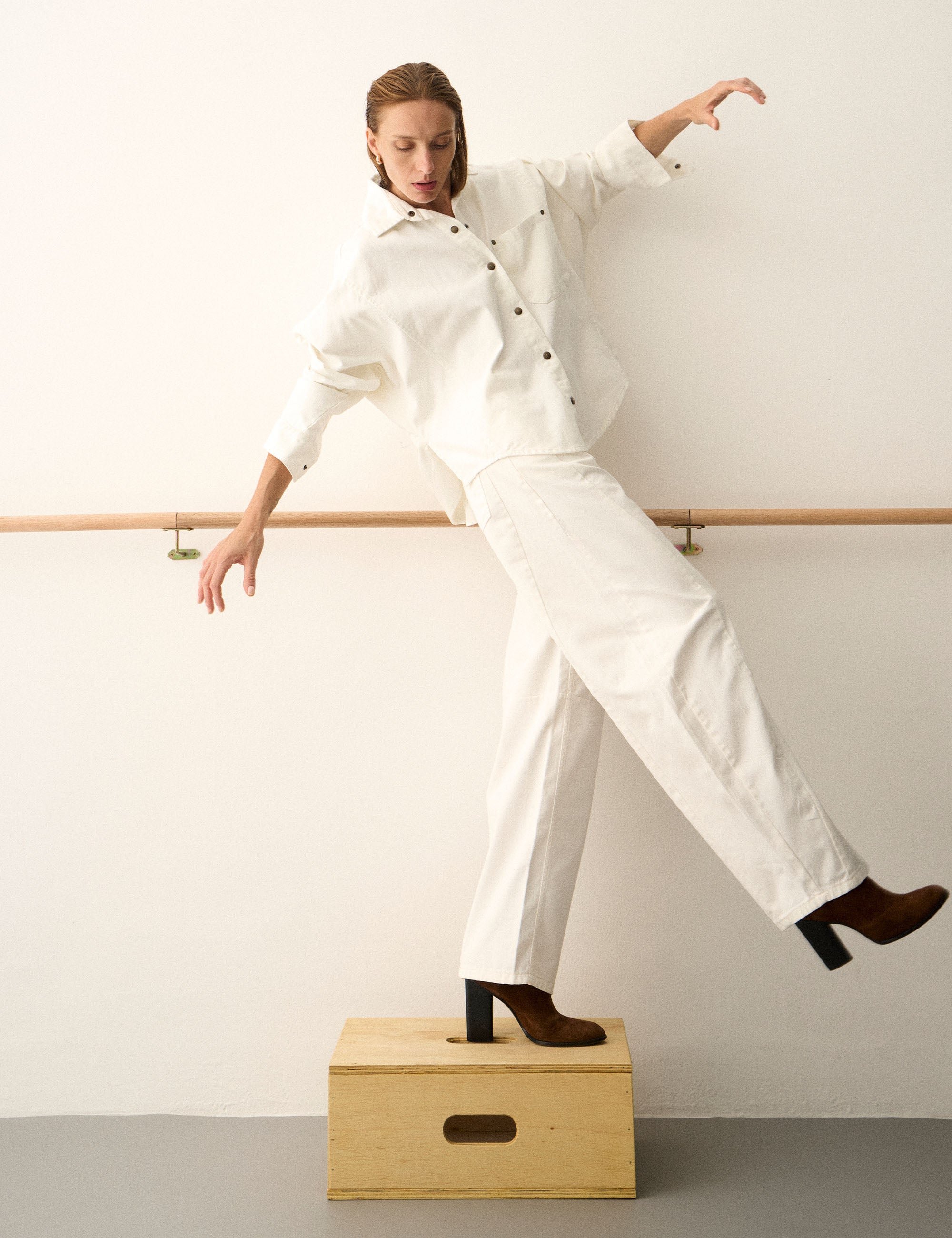 Camisa Kelia Denim Off White