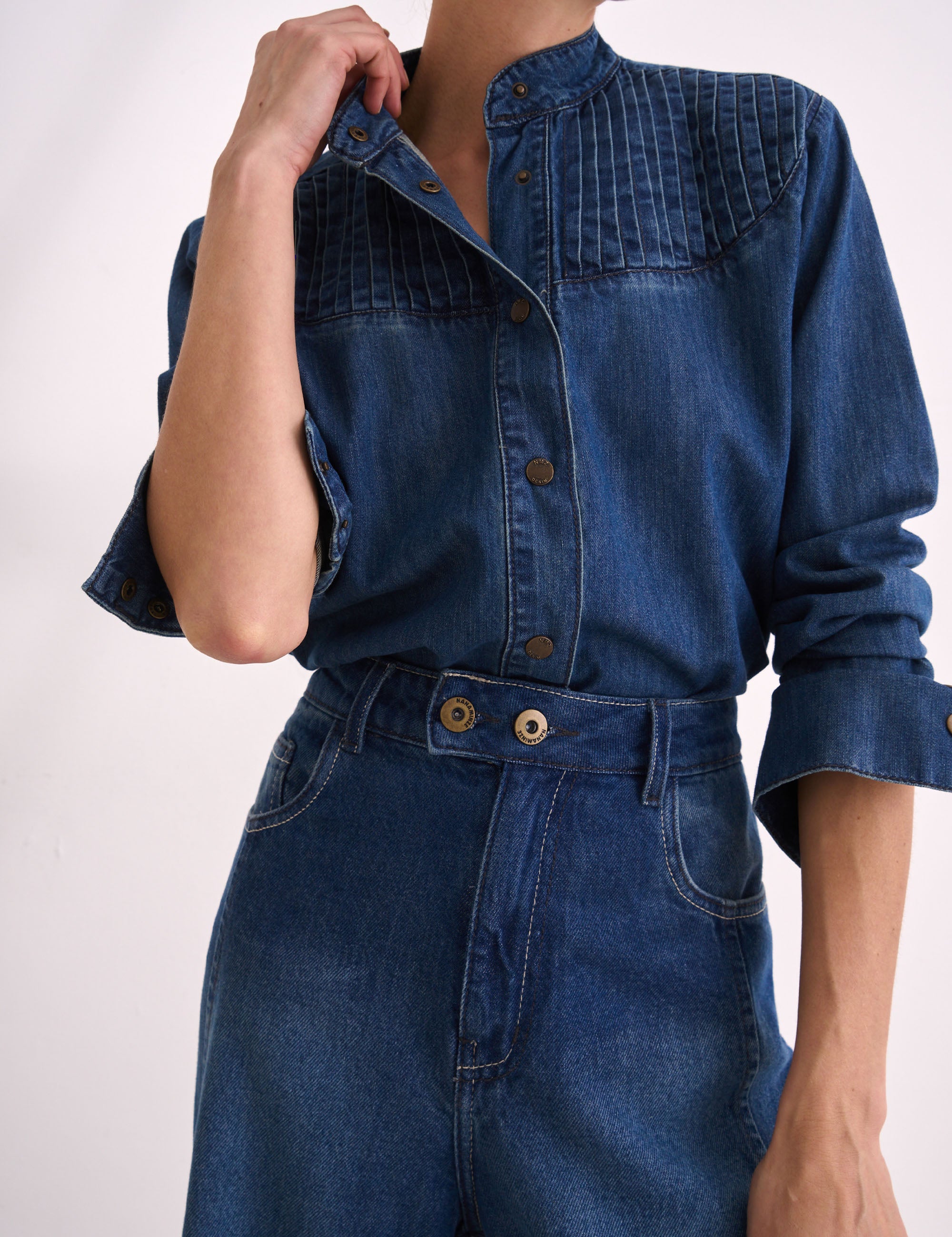 Camisa Lia Denim Escuro
