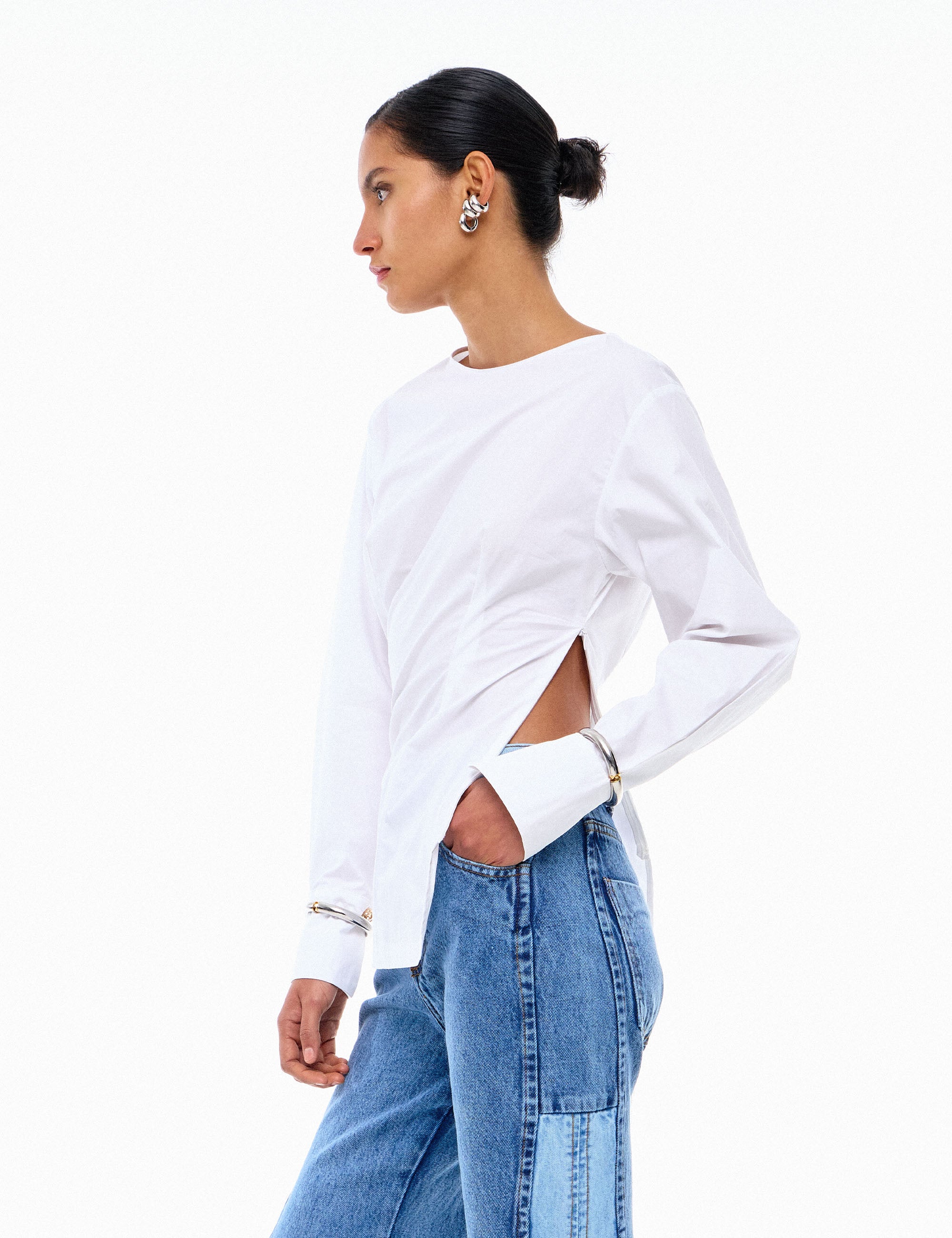 Camisa Louise Tricoline Off White