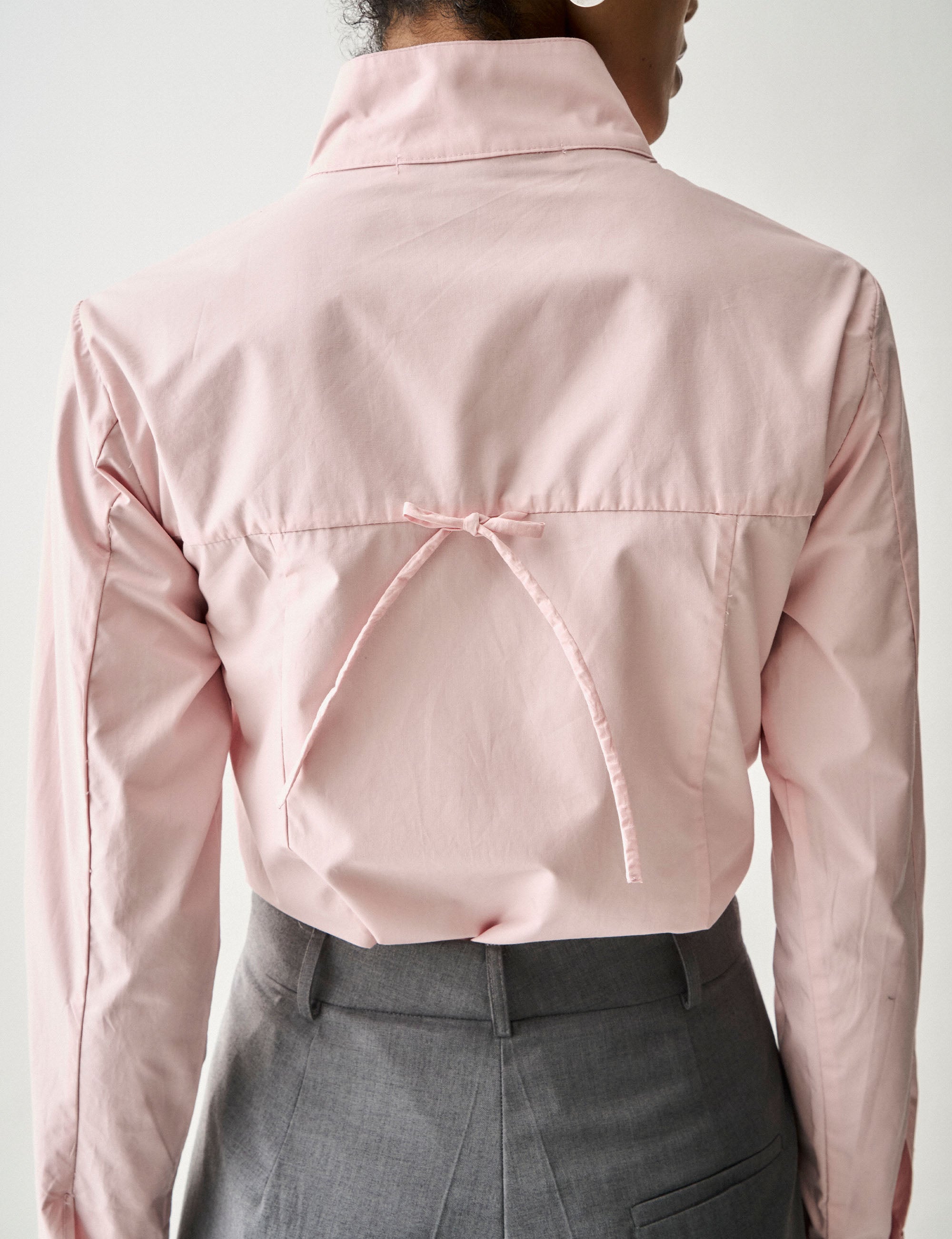 Camisa Madame Tricoline Rosa