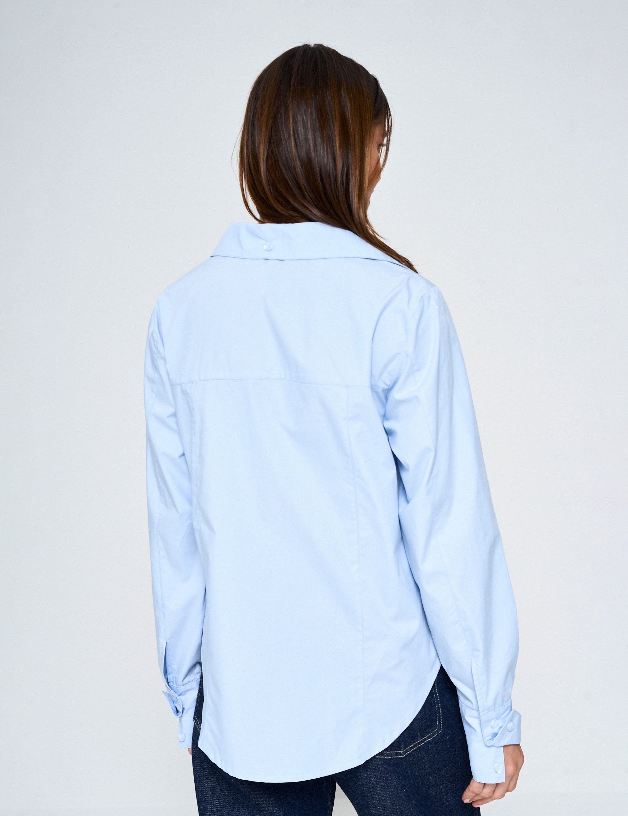 Camisa Milano Tricoline Azul