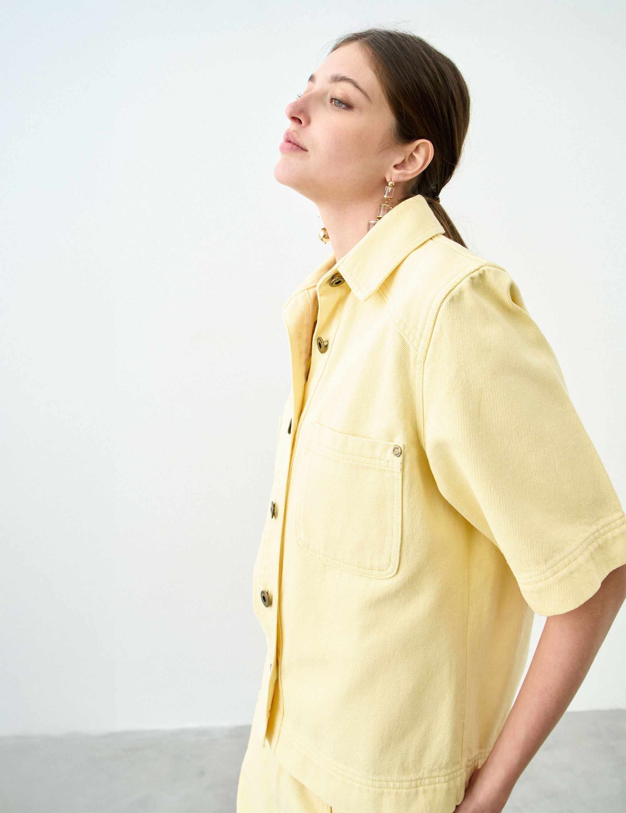 Camisa Natalie Denim Pastel Claro