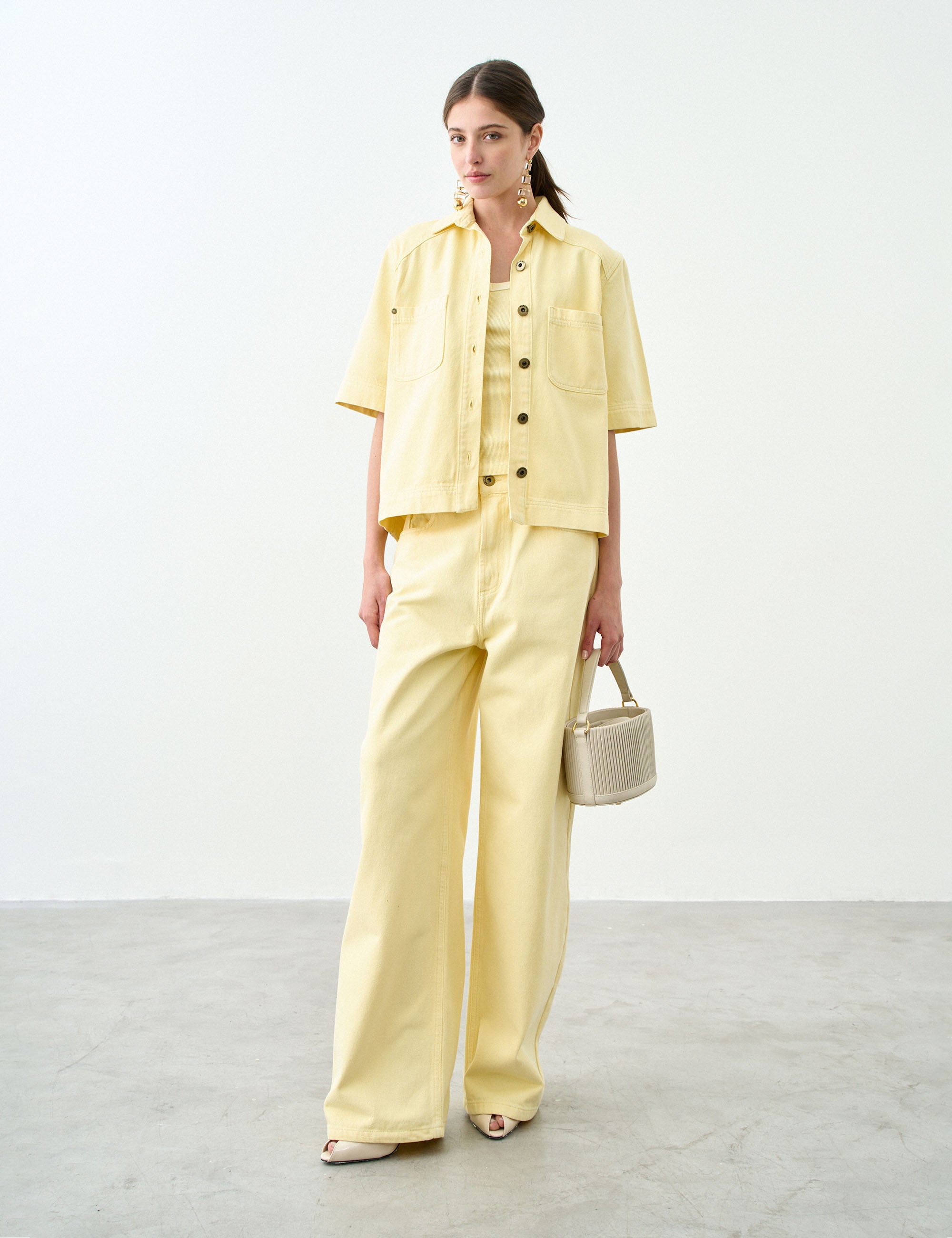 Camisa Natalie Denim Pastel Claro