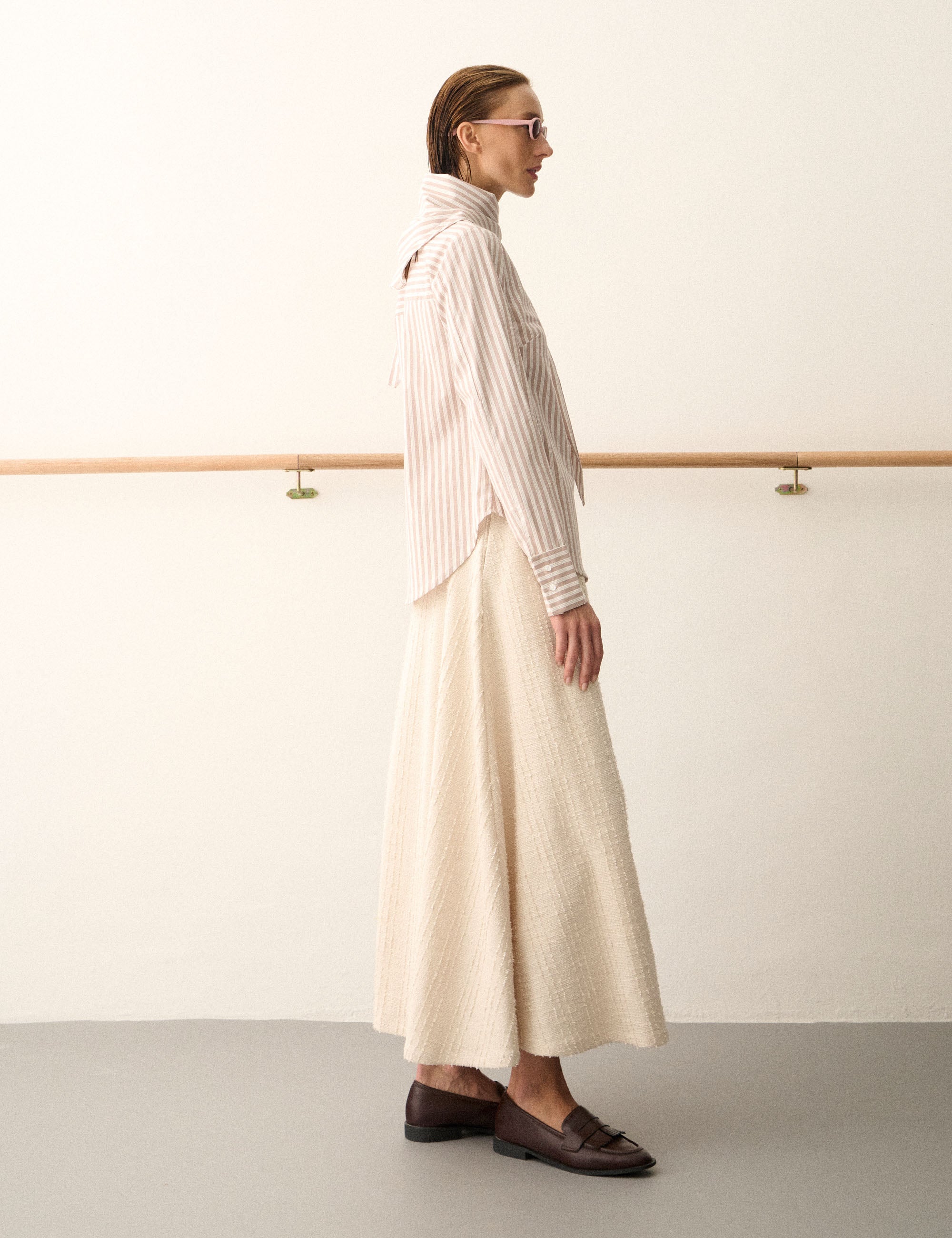 Camisa Penelope Tricoline Bege